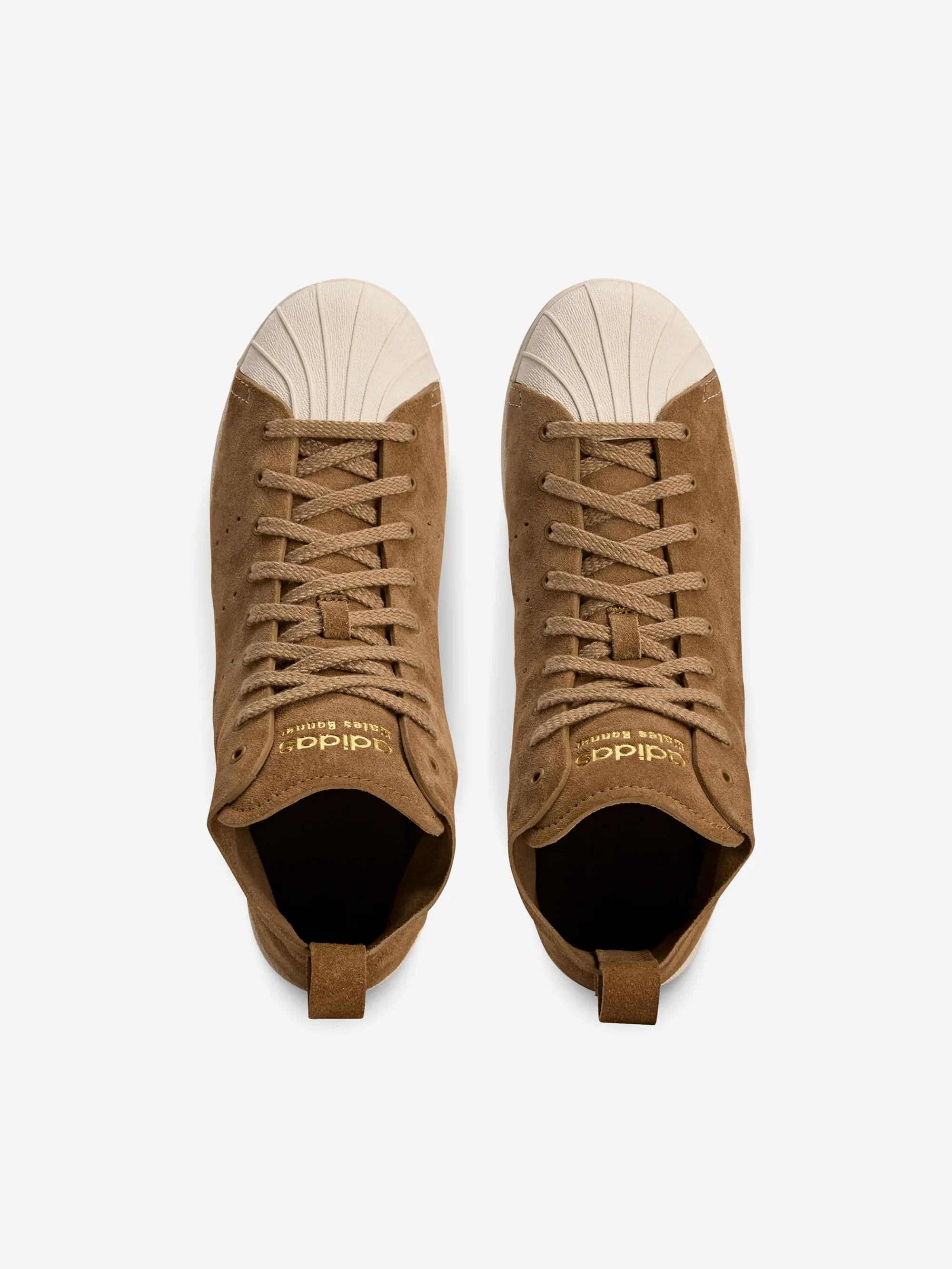 Adidas x Wales Bonner Superstar Hi - Chalk White/Night Brown - Image 5
