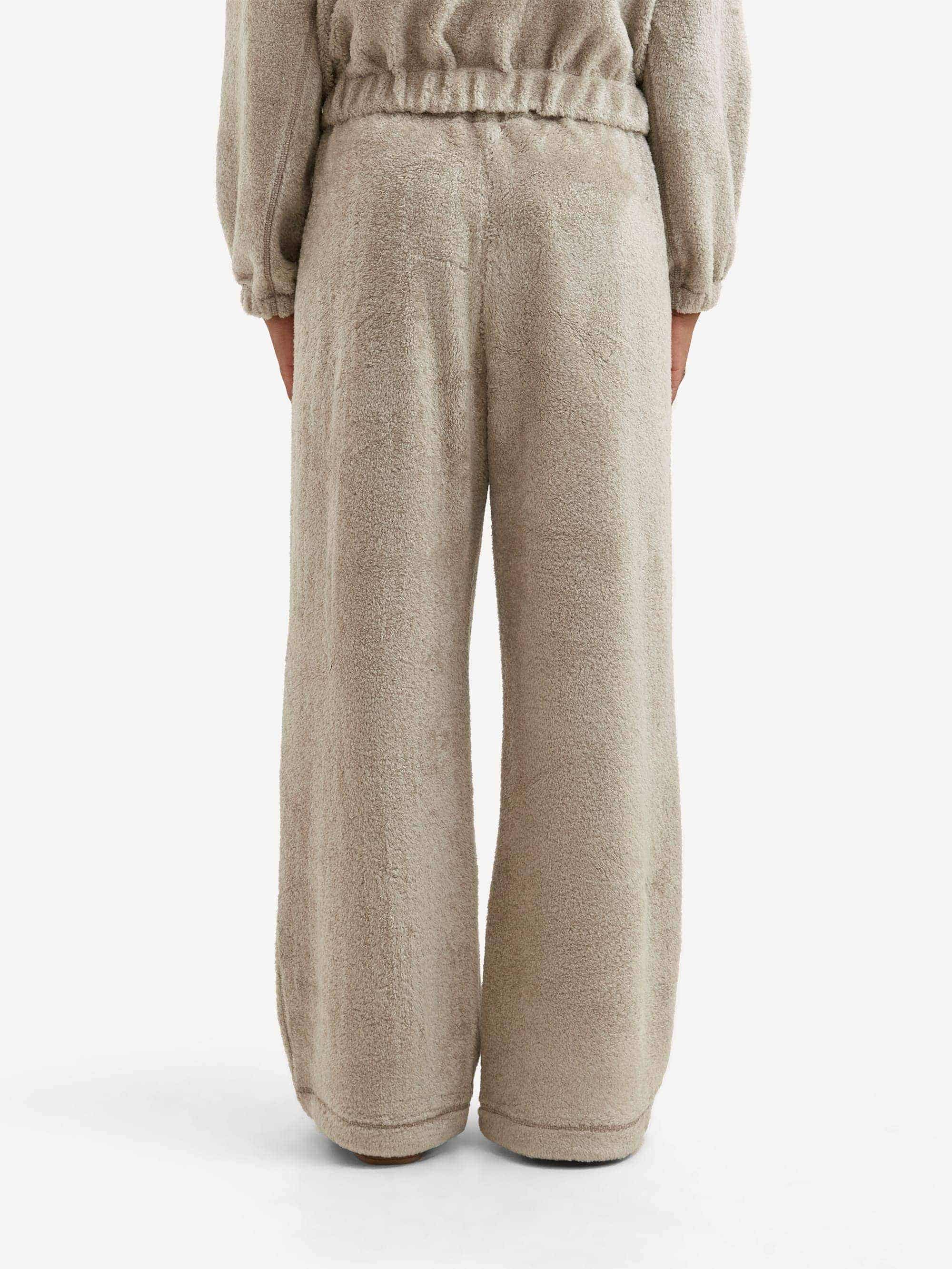 AMOMENTO Fluffy Banding Pants W - Grey - Image 3