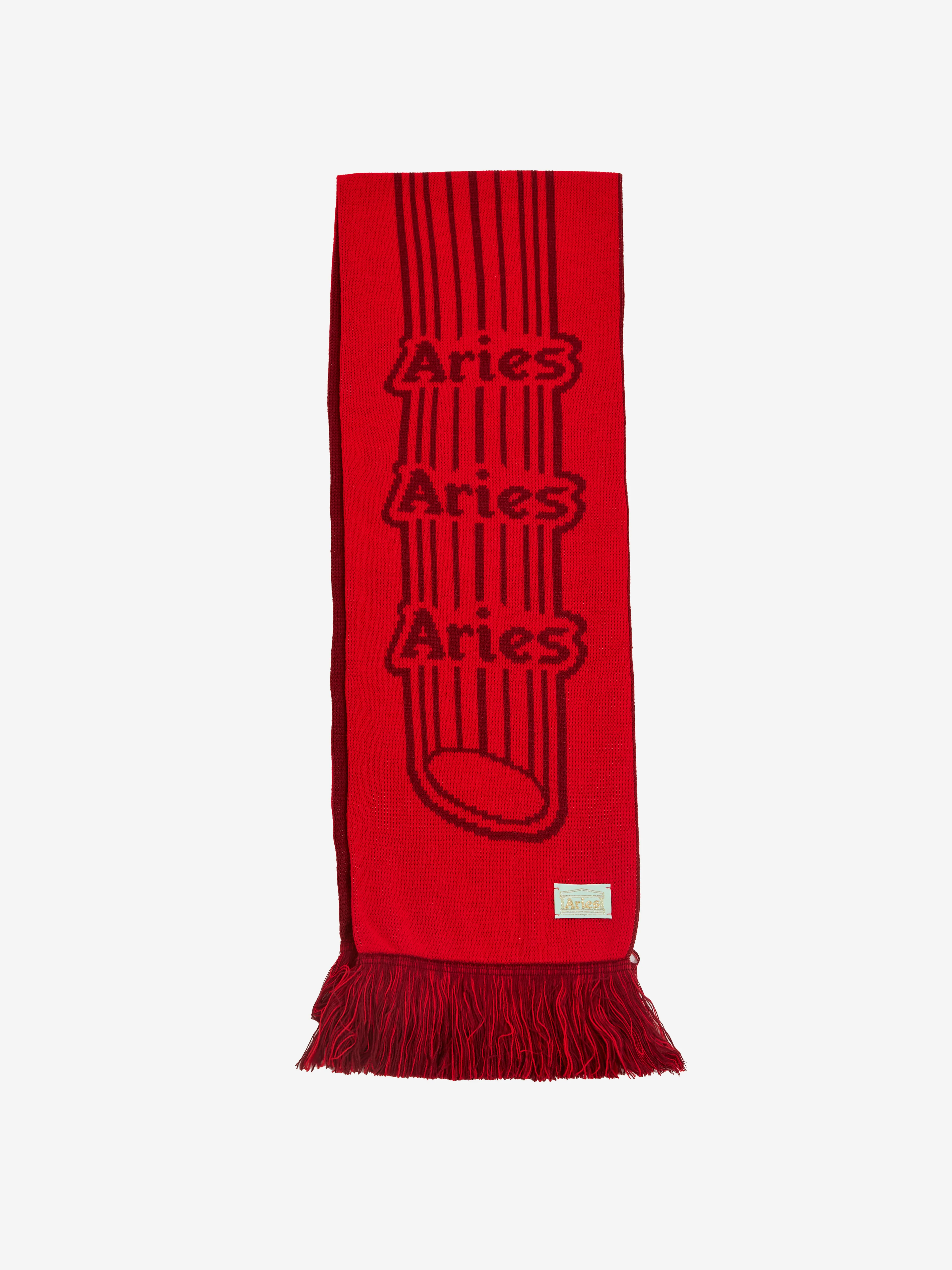 Aries Column Scarf - Red - Image 3