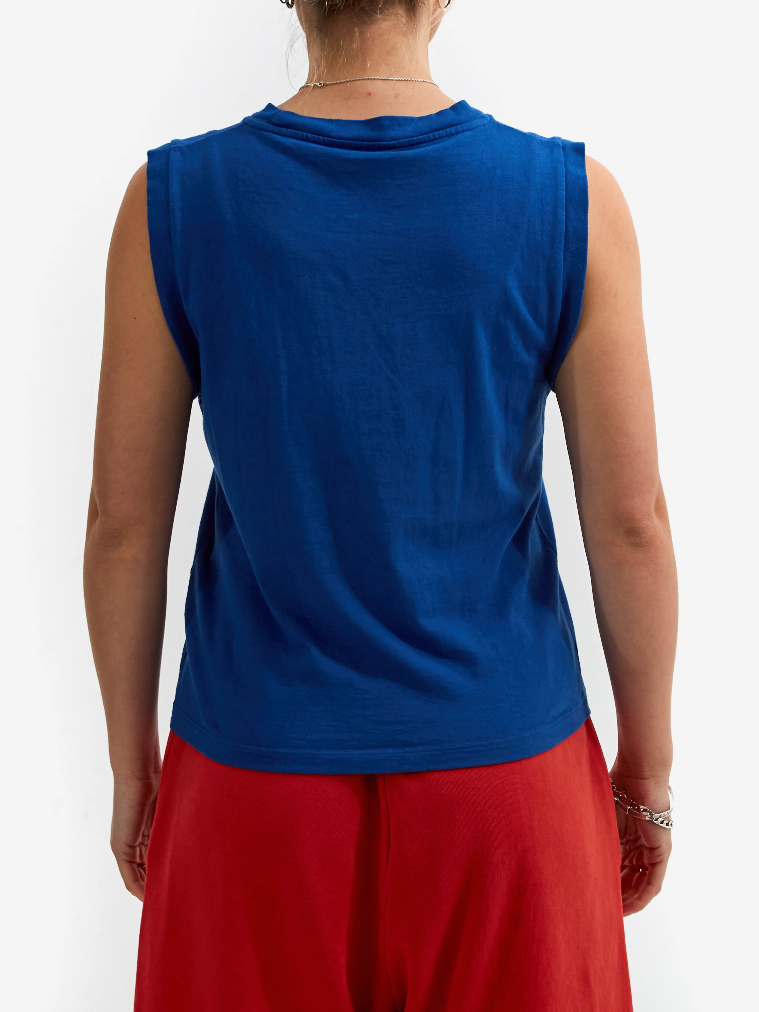 Aries J'adoro Diamanté Vest - Blue - Image 3