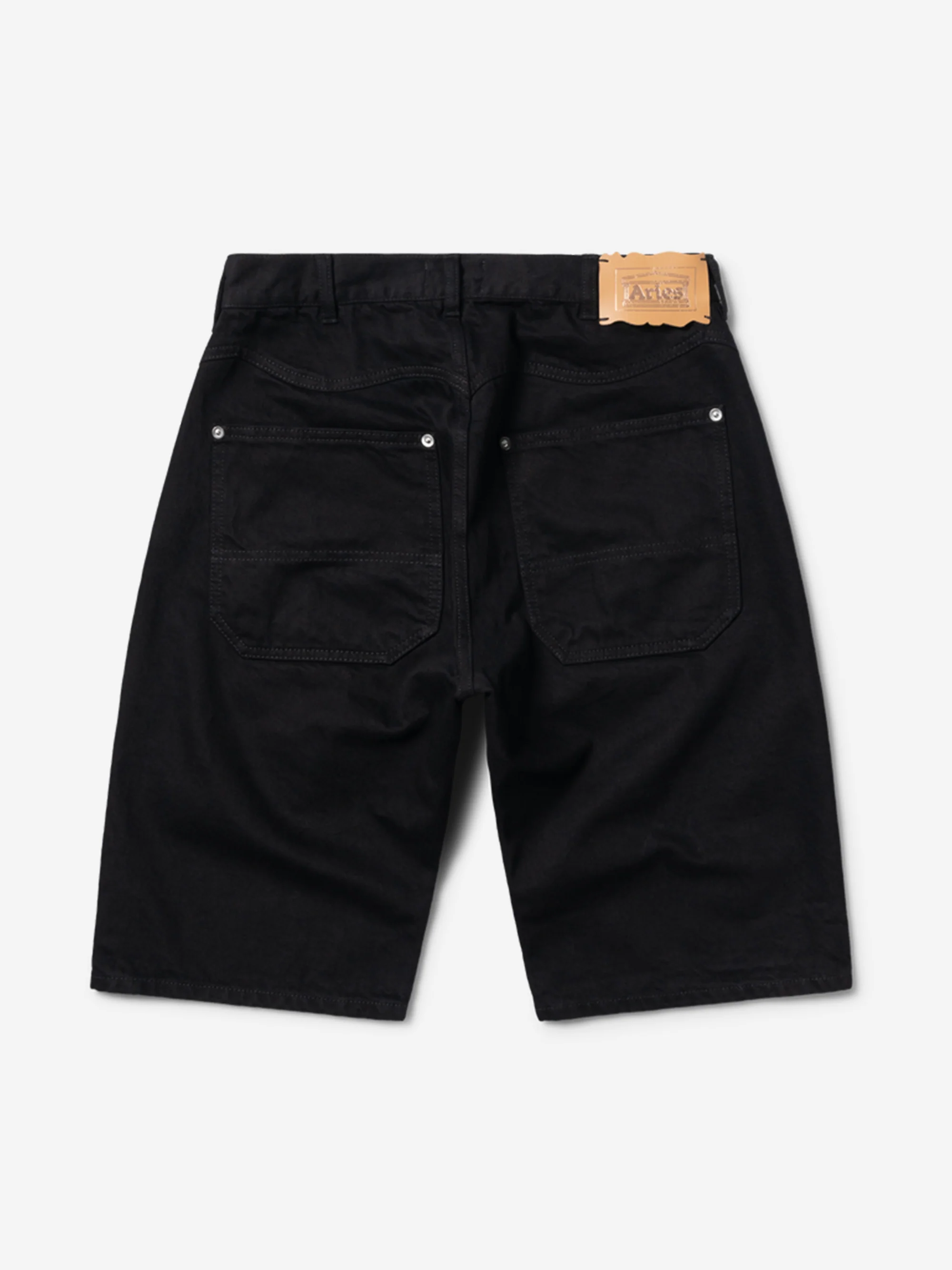 Aries Western Jean Short - Black - Image 3