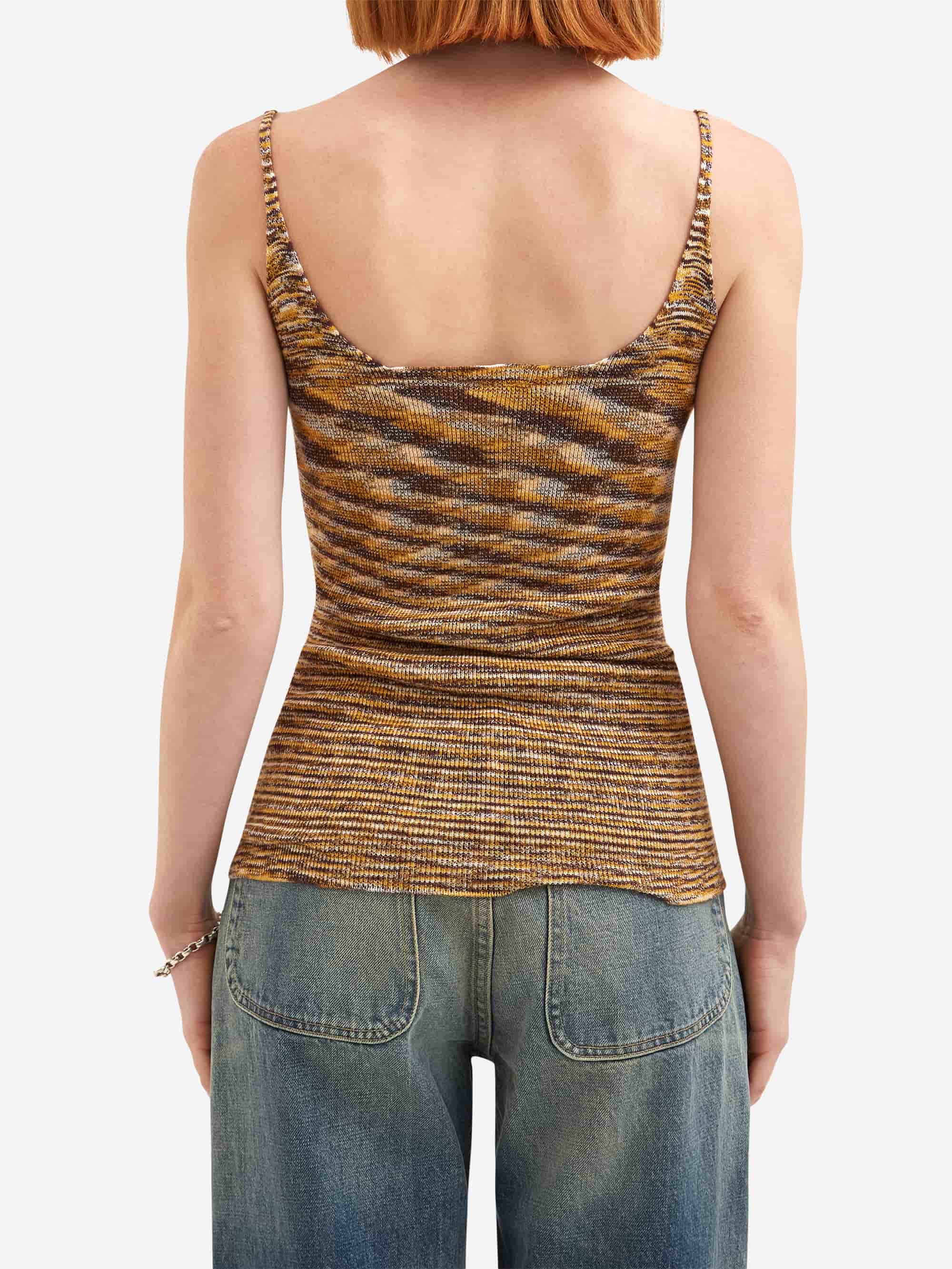 Baserange Flute Tank - Brown Melange - Image 3