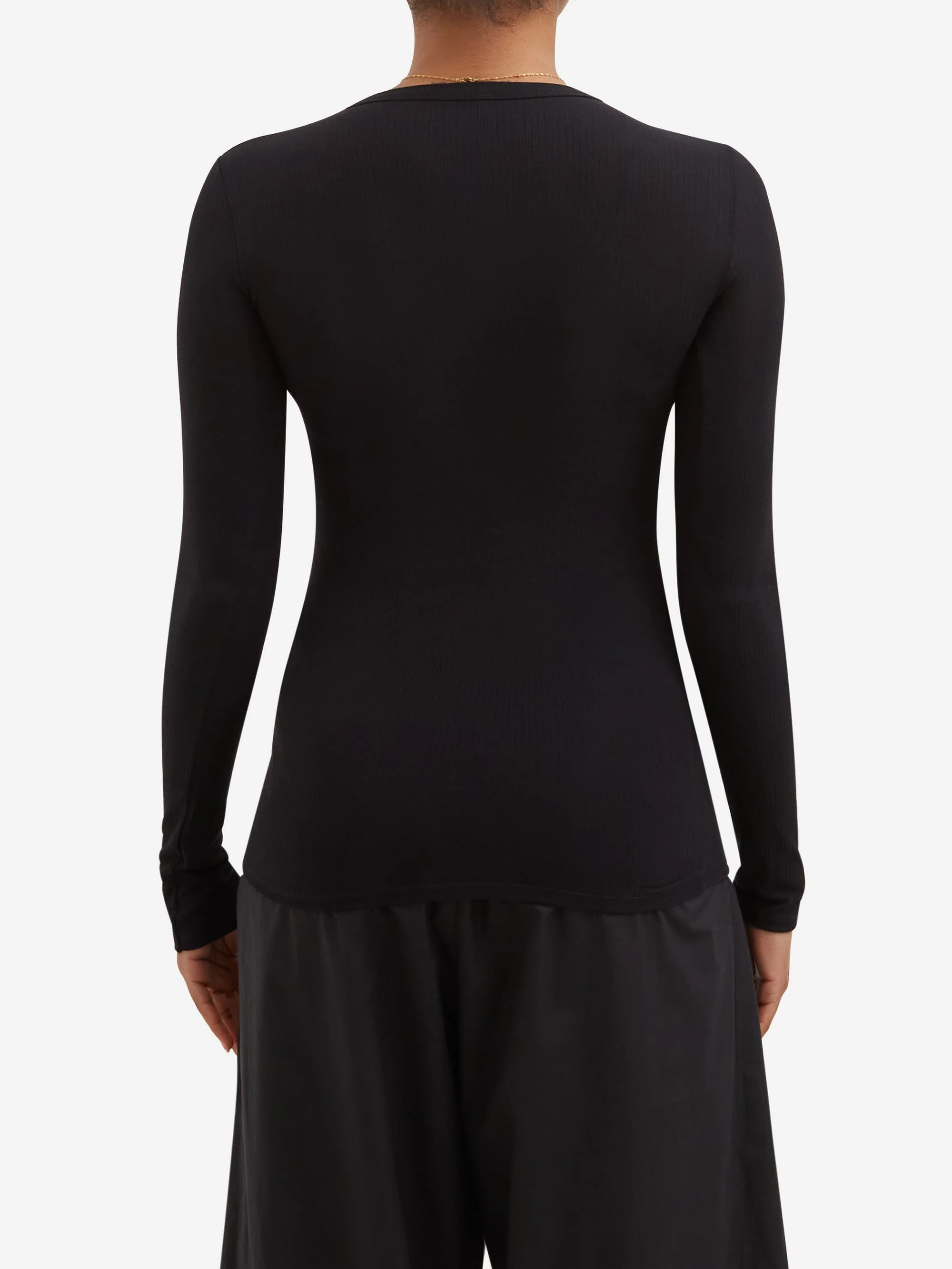 Baserange Heart Longsleeve Tee - Black - Image 3