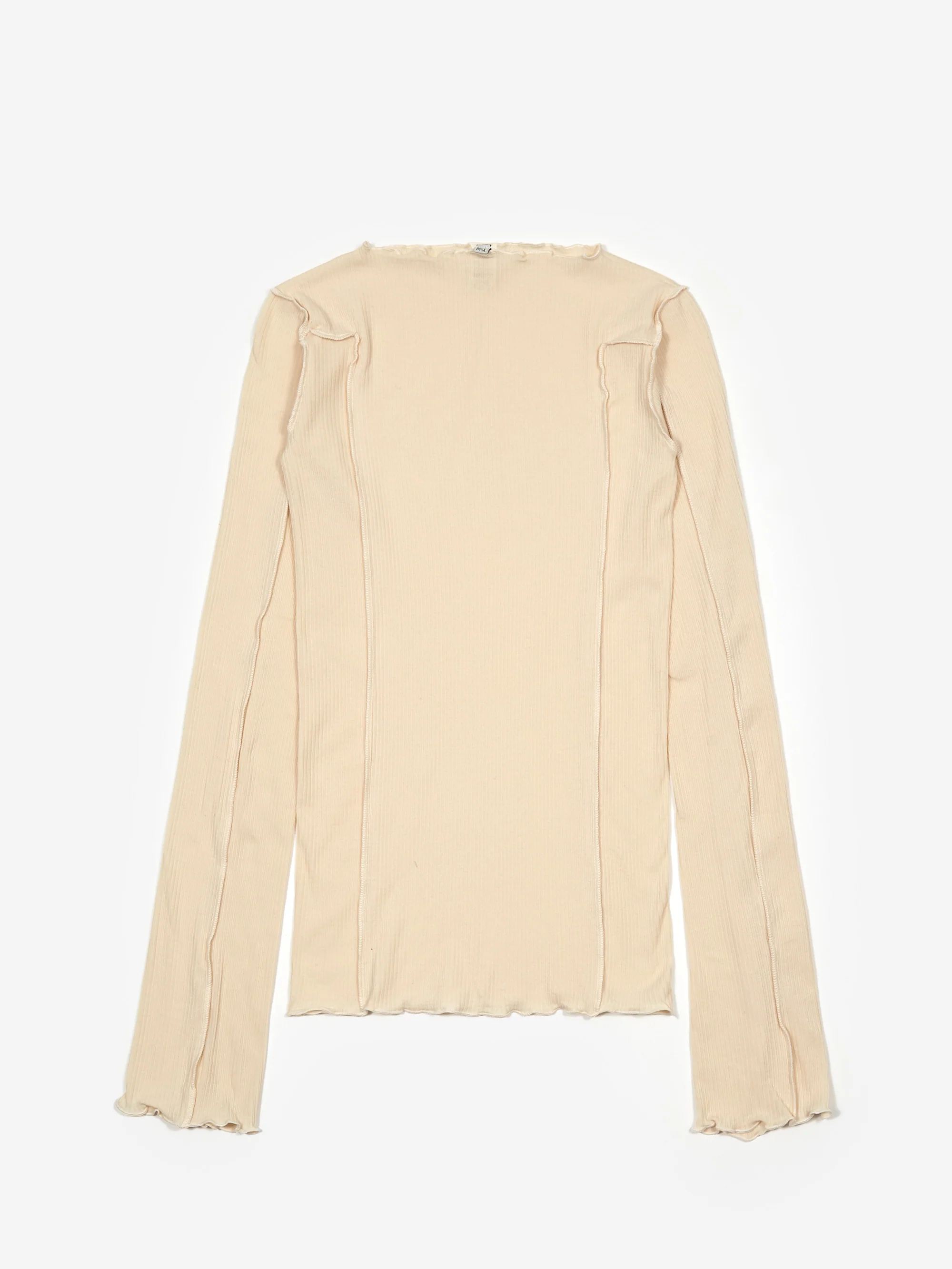Baserange Omato Longsleeve Top - Off White - Image 4