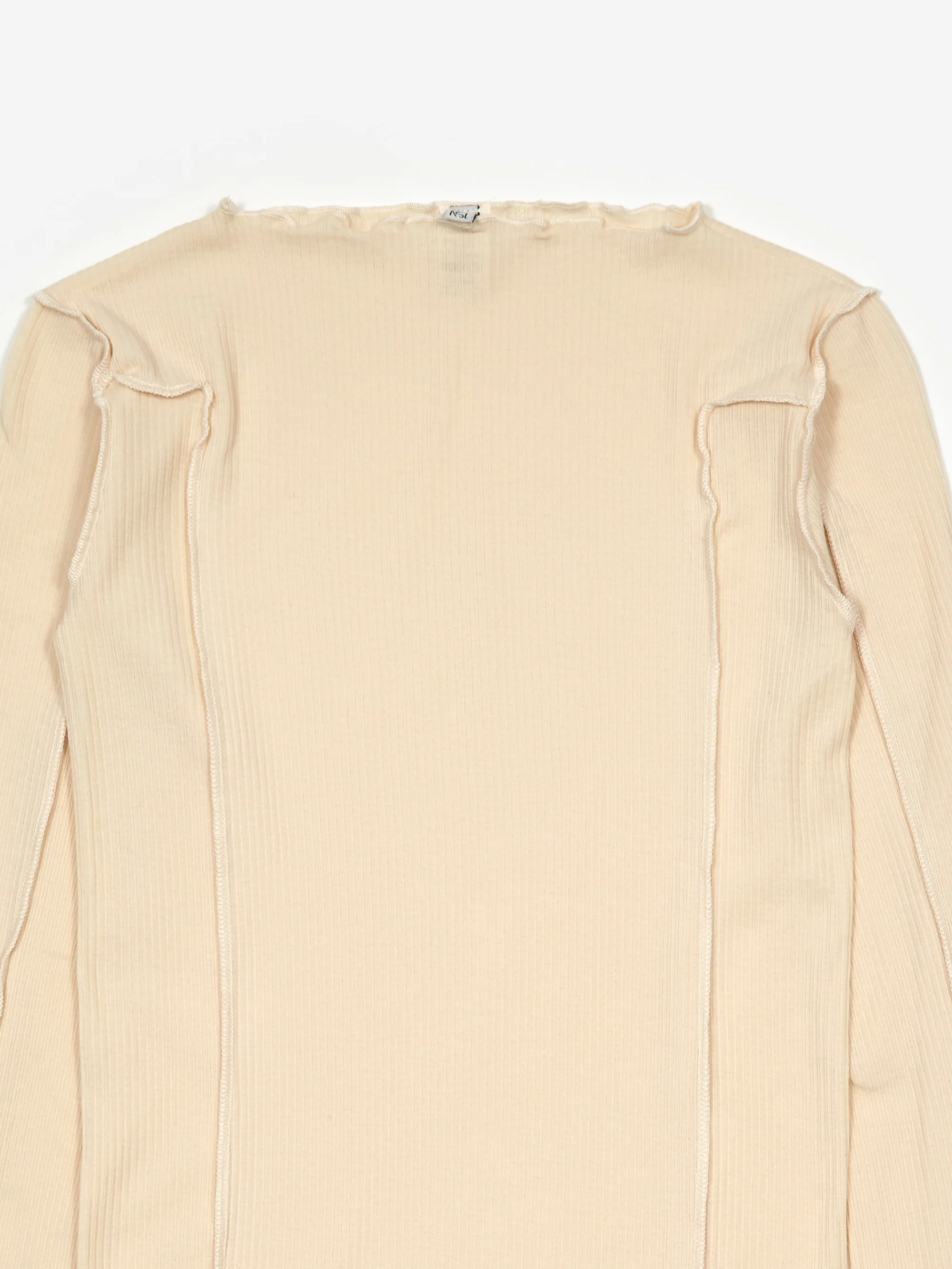 Baserange Omato Longsleeve Top - Off White - Image 5