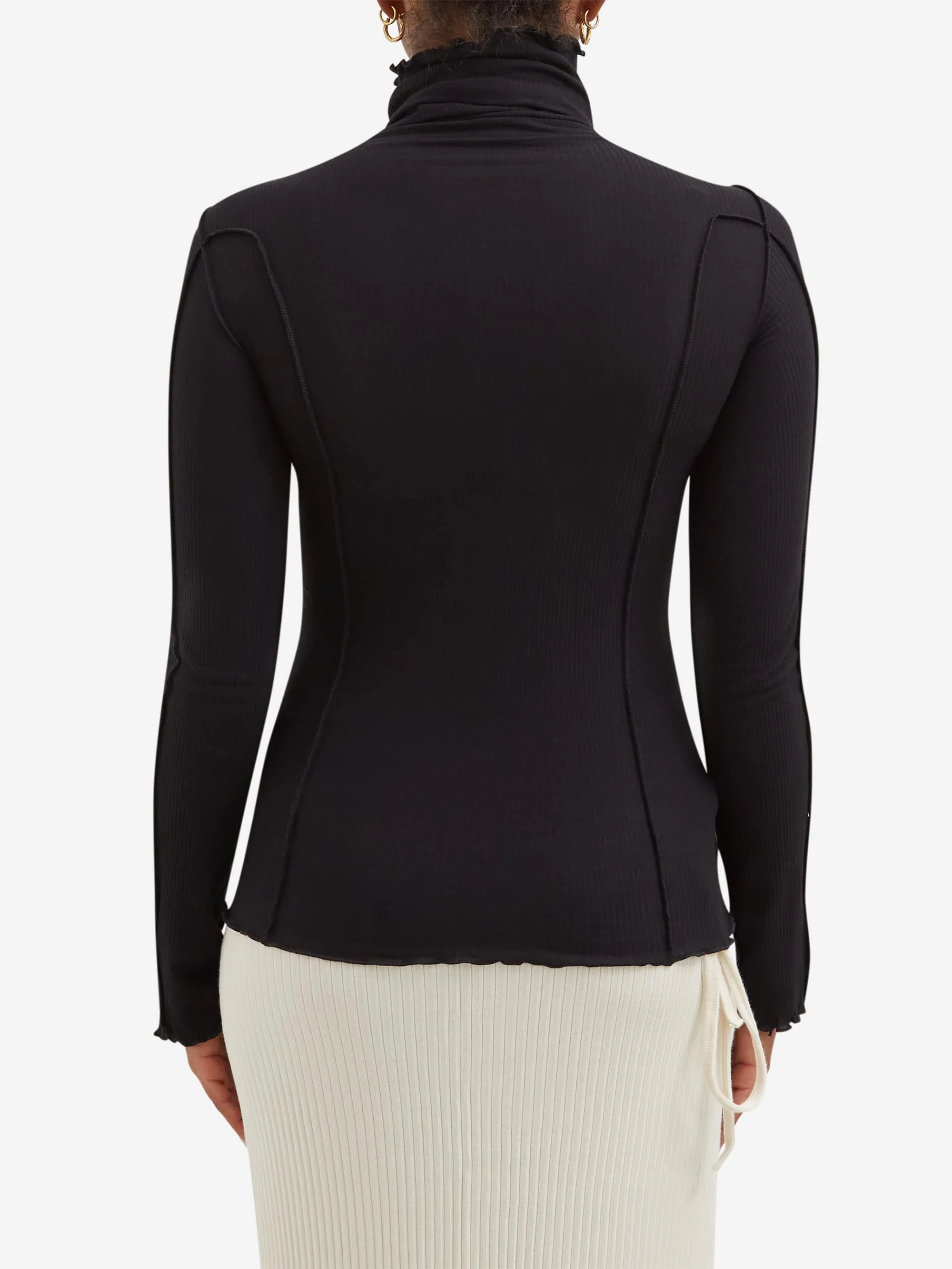 Baserange Omato Longsleeve Top - Black - Image 3