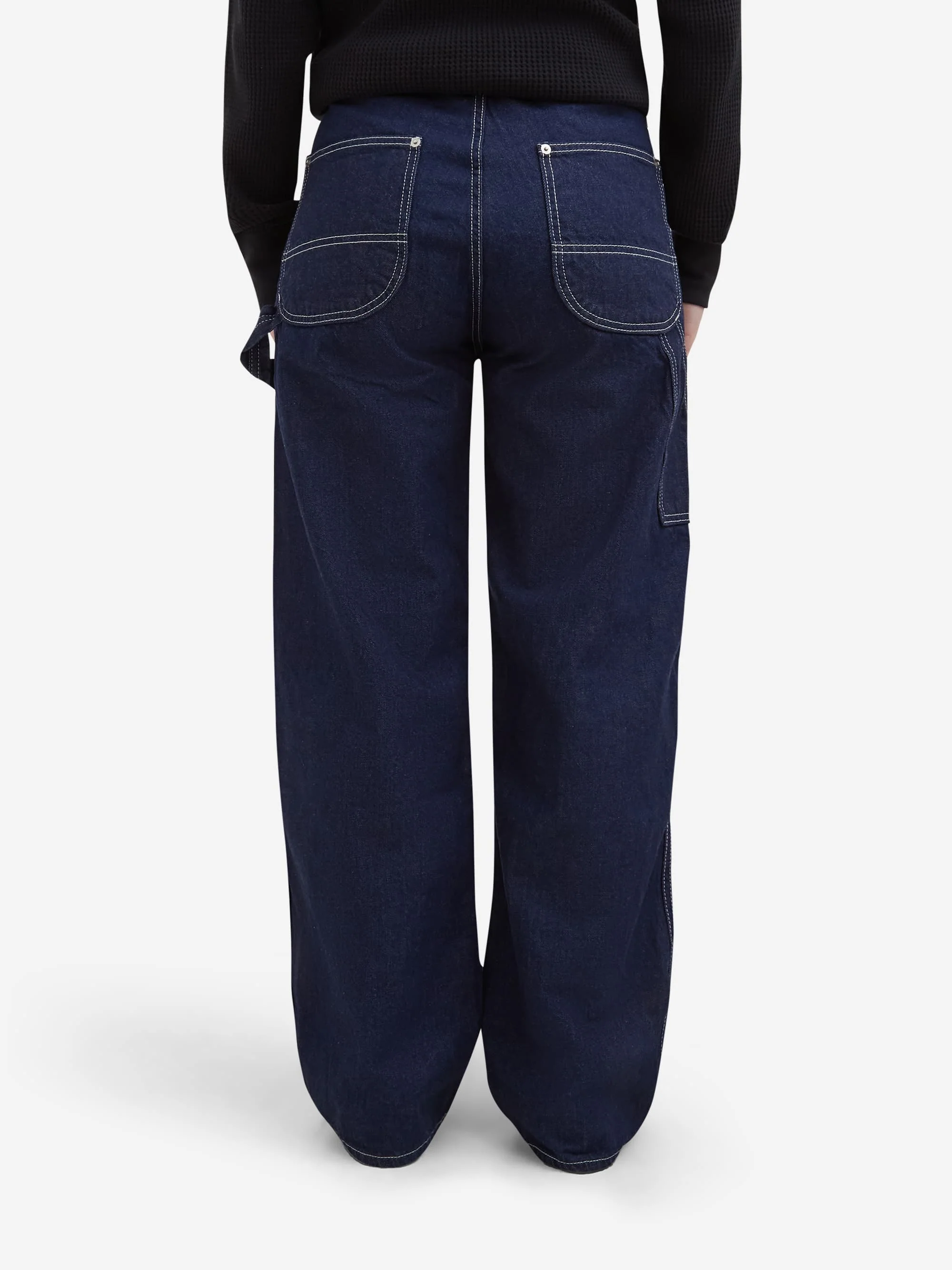 Beams Boy 12oz Denim Painter Pants - Indigo - Image 3