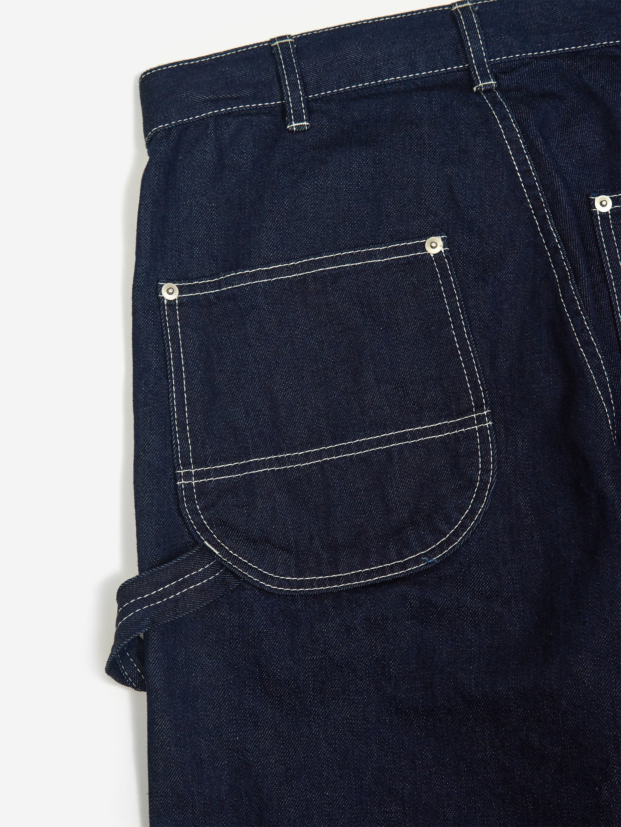 Beams Boy 12oz Denim Painter Pants - Indigo - Image 6