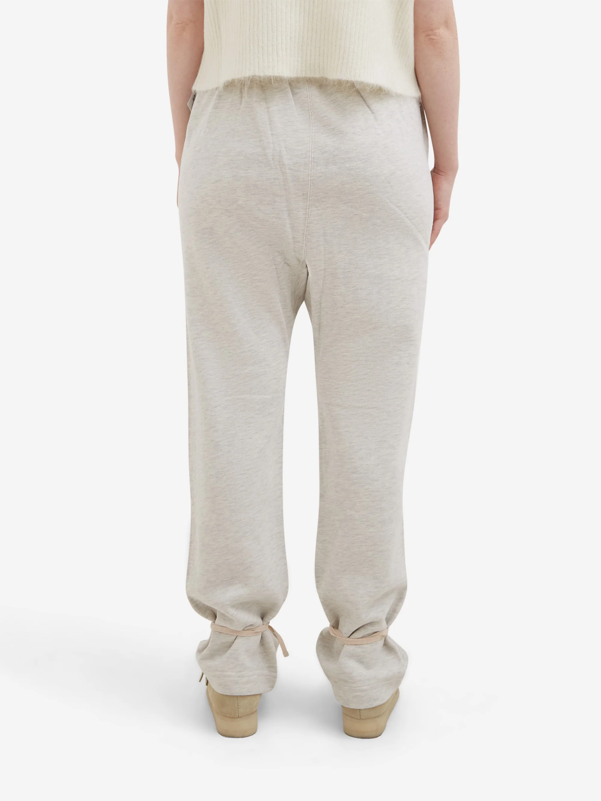 Beams Boy Hem Arranged Sweat pants - Oatmeal - Image 3