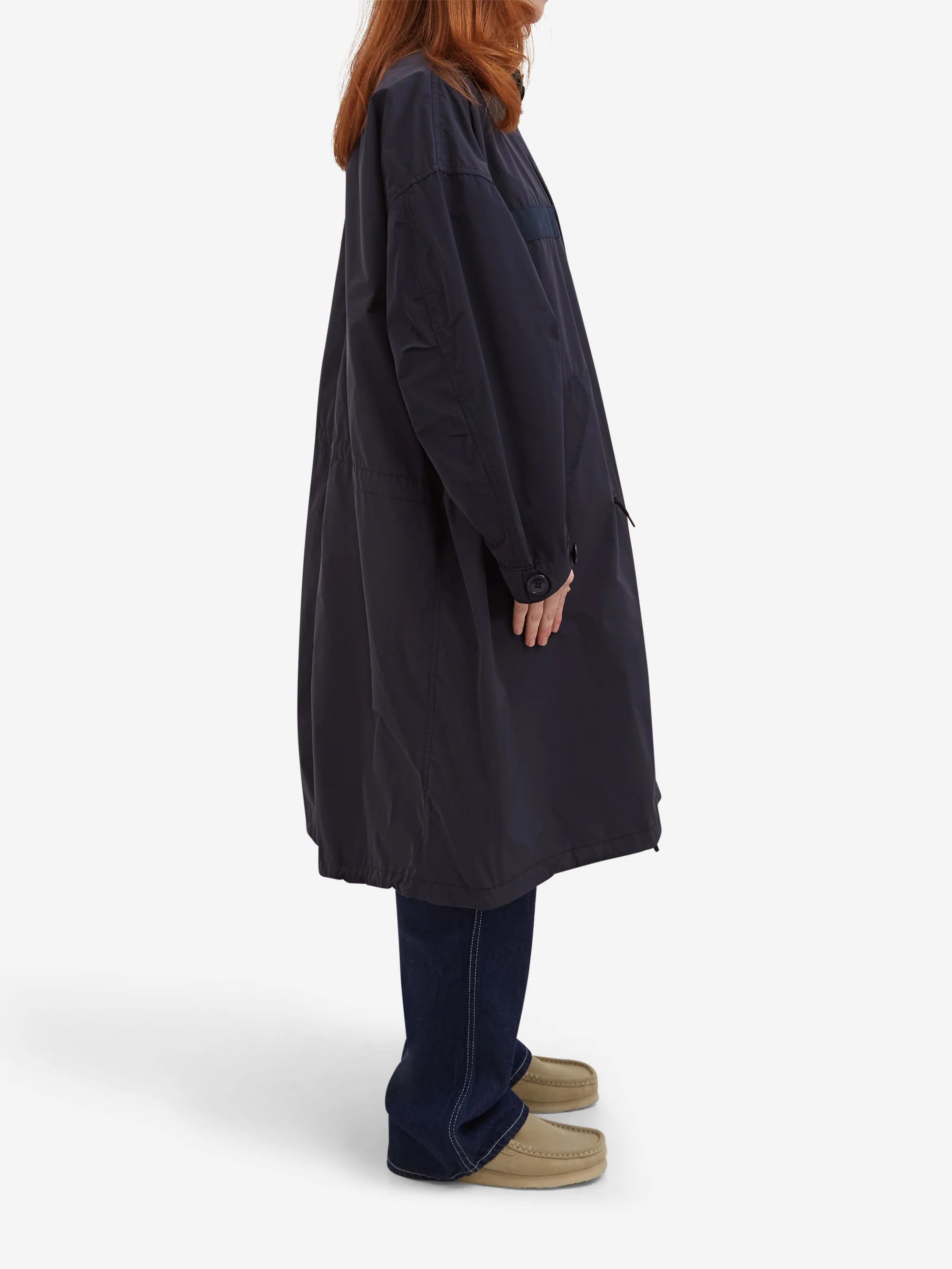 Beams Boy SOLOTEX M-65 Coat - Navy - Image 3