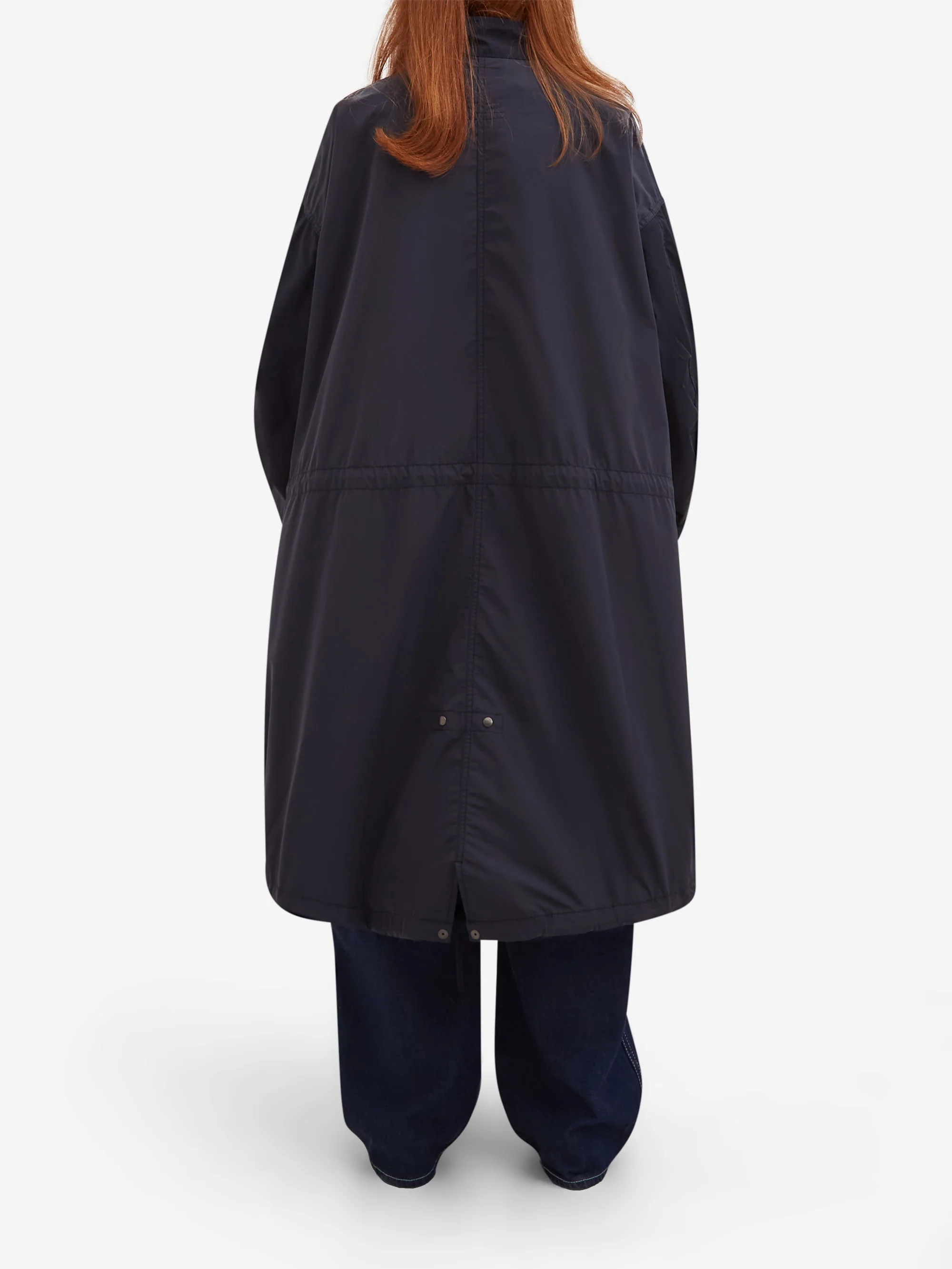 Beams Boy SOLOTEX M-65 Coat - Navy - Image 4