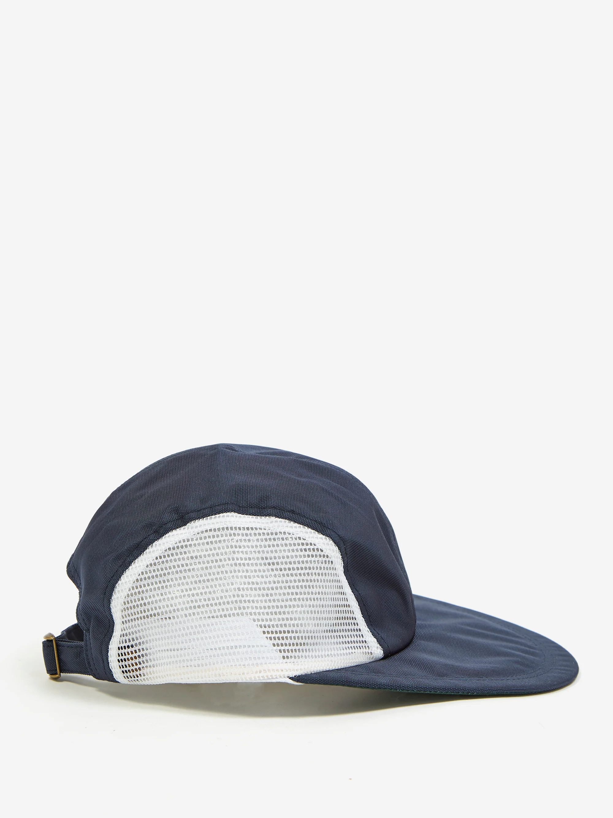 Beams Plus 4 Panel Side Mesh Long Bill Cap - Navy - Image 3