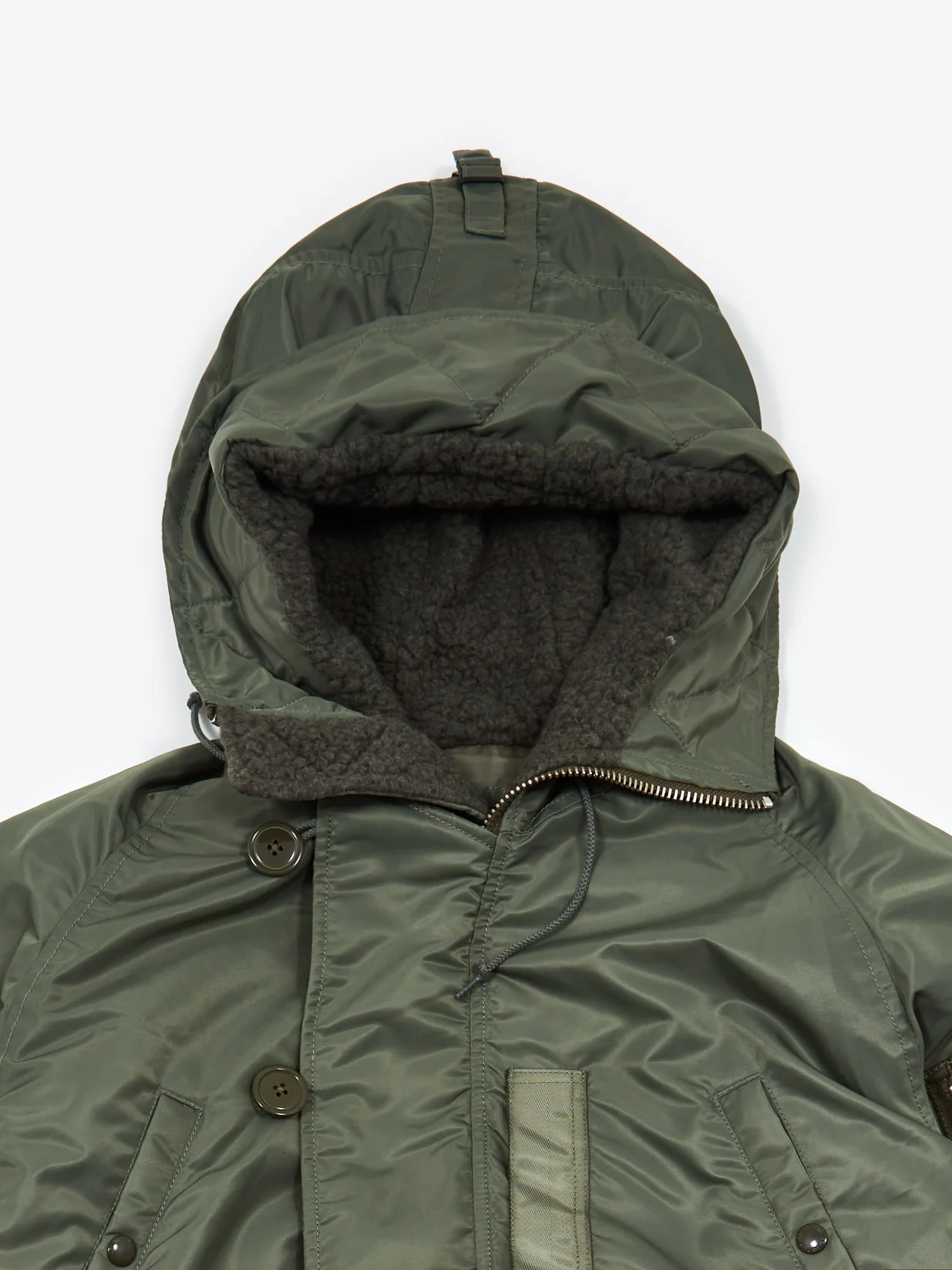 Beams Plus MIL Type N-3B Down Parka - Sage - Image 4