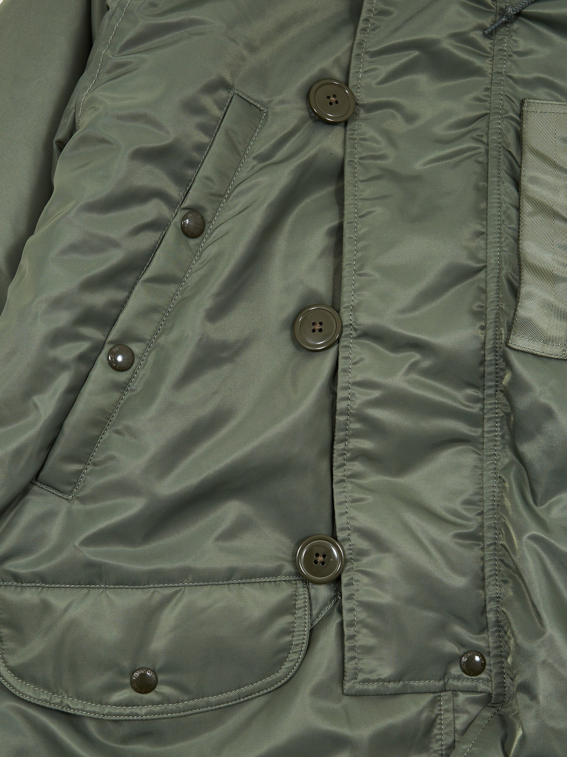 Beams Plus MIL Type N-3B Down Parka - Sage - Image 5
