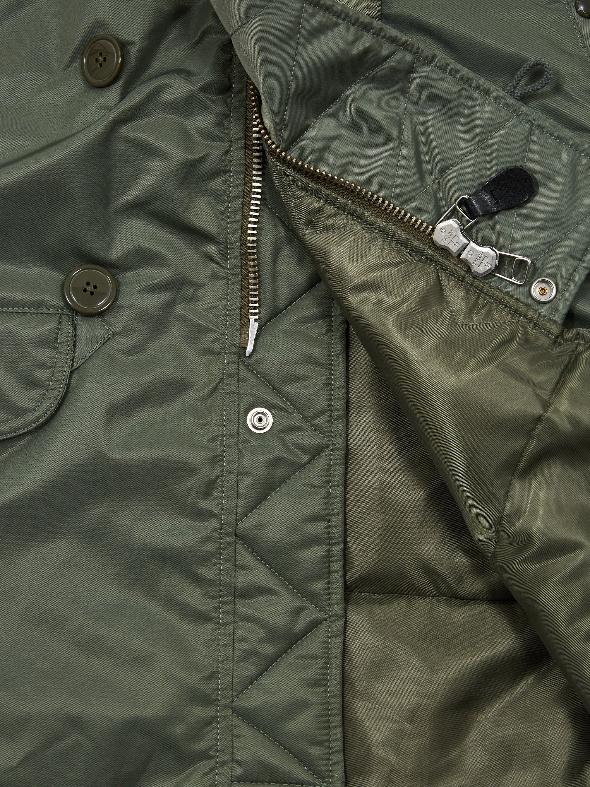 Beams Plus MIL Type N-3B Down Parka - Sage - Image 8