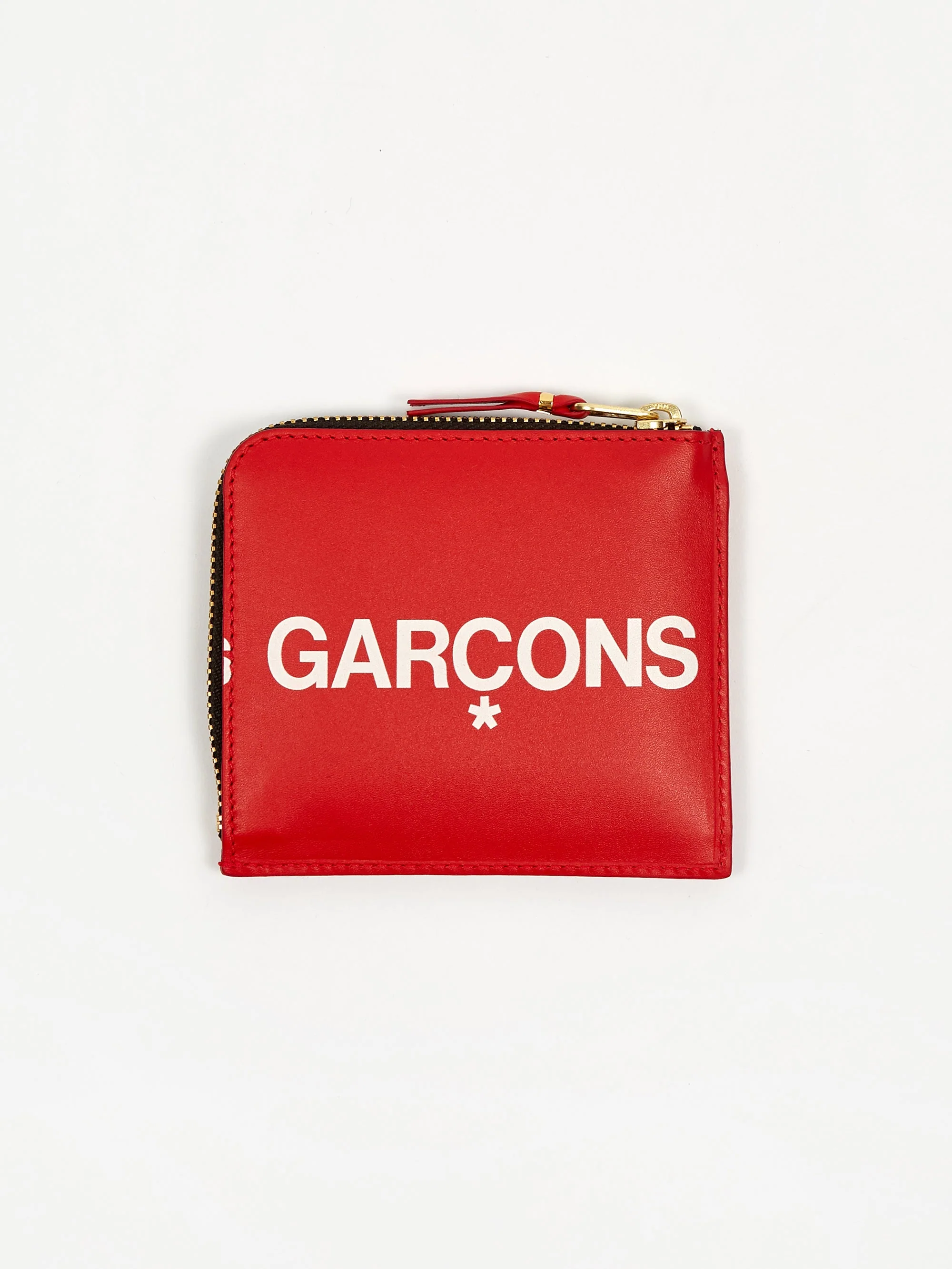Comme des Garcons Wallets Huge Logo - (SA3100HL) Red - Image 3