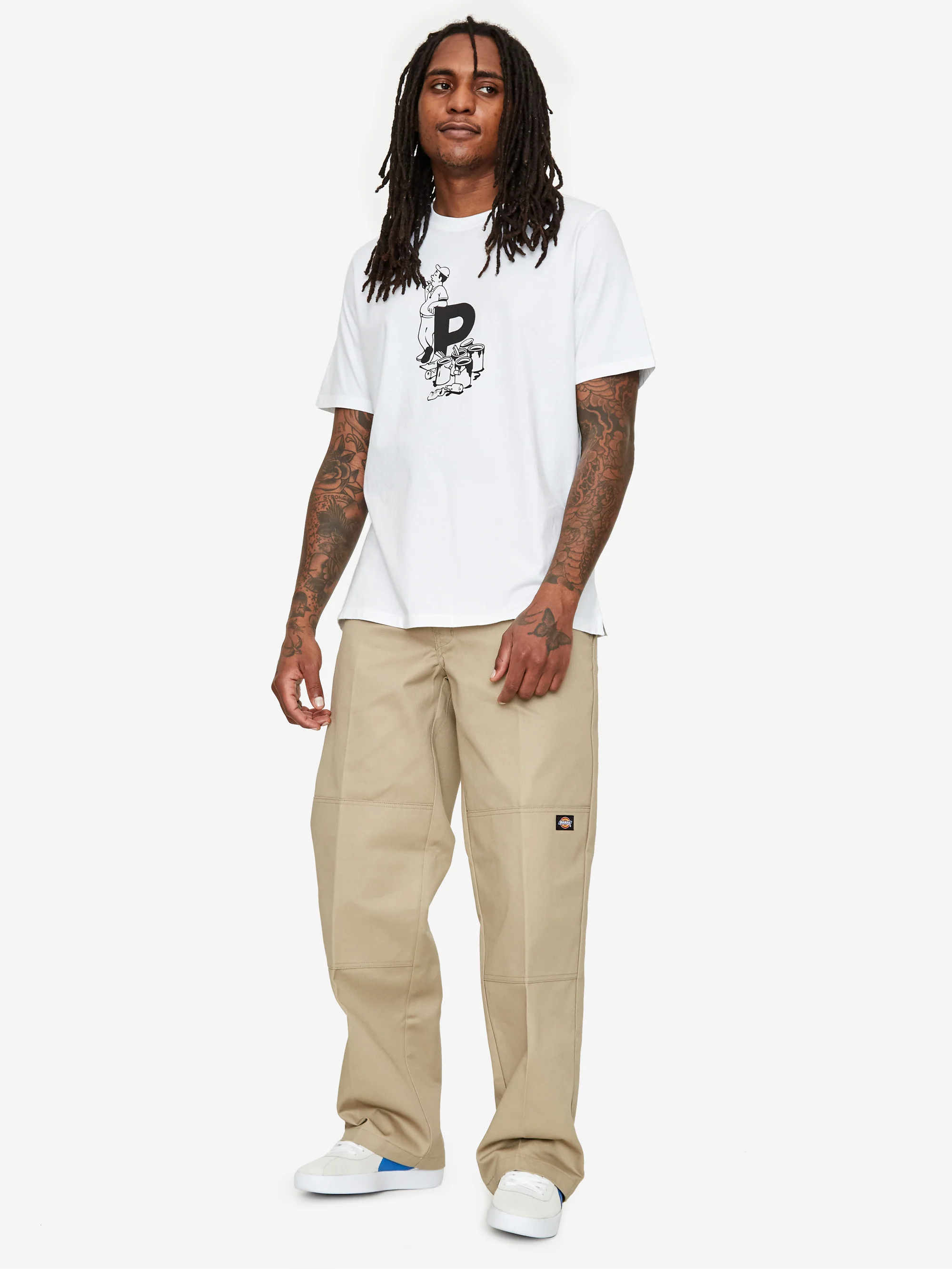 Dickies Double Knee Work Trousers - Khaki (OLD ARCHIVE) - Image 8