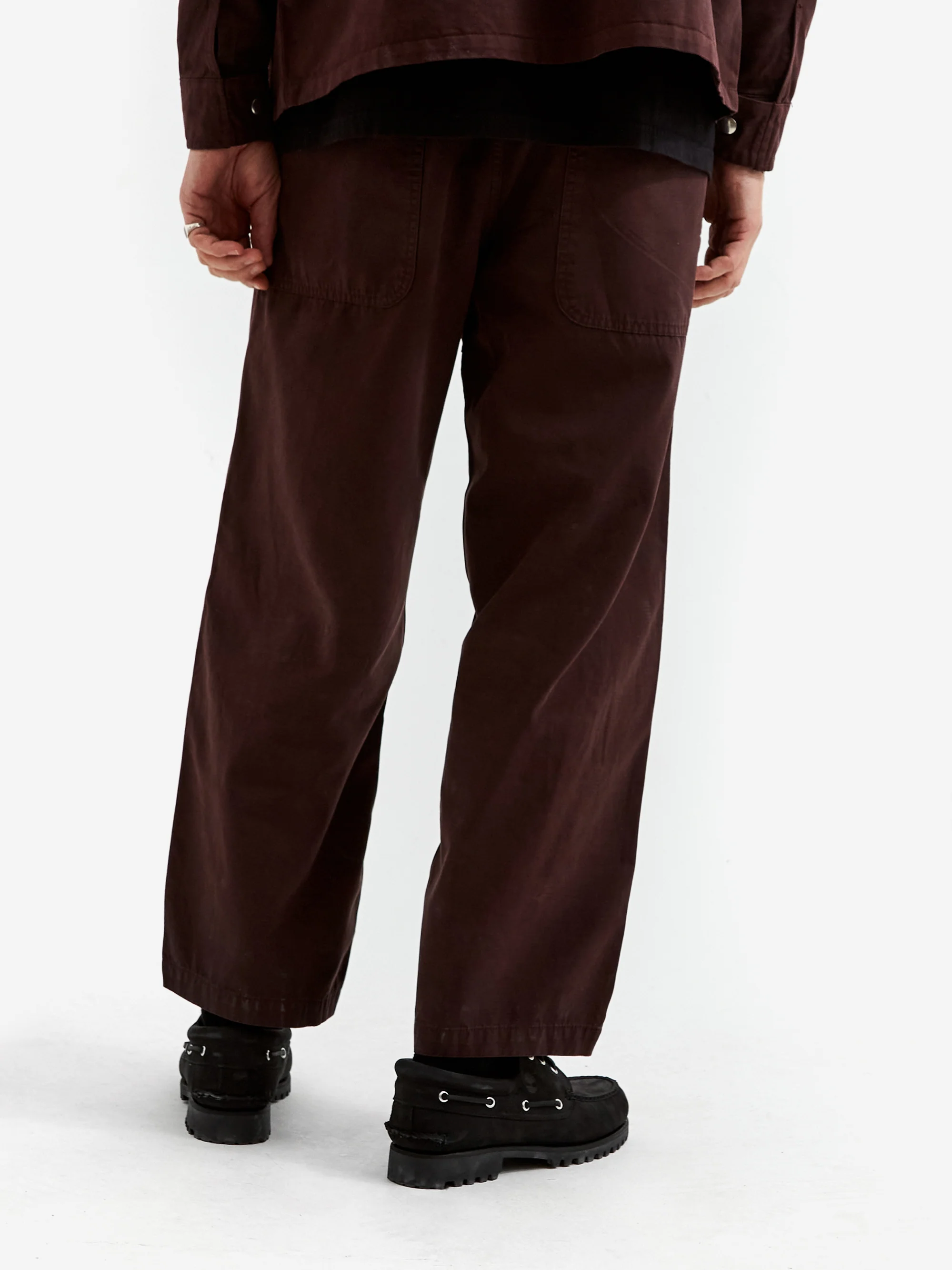 Goodhood Worldwide Military Pant - Chocolate Brown - Image 6