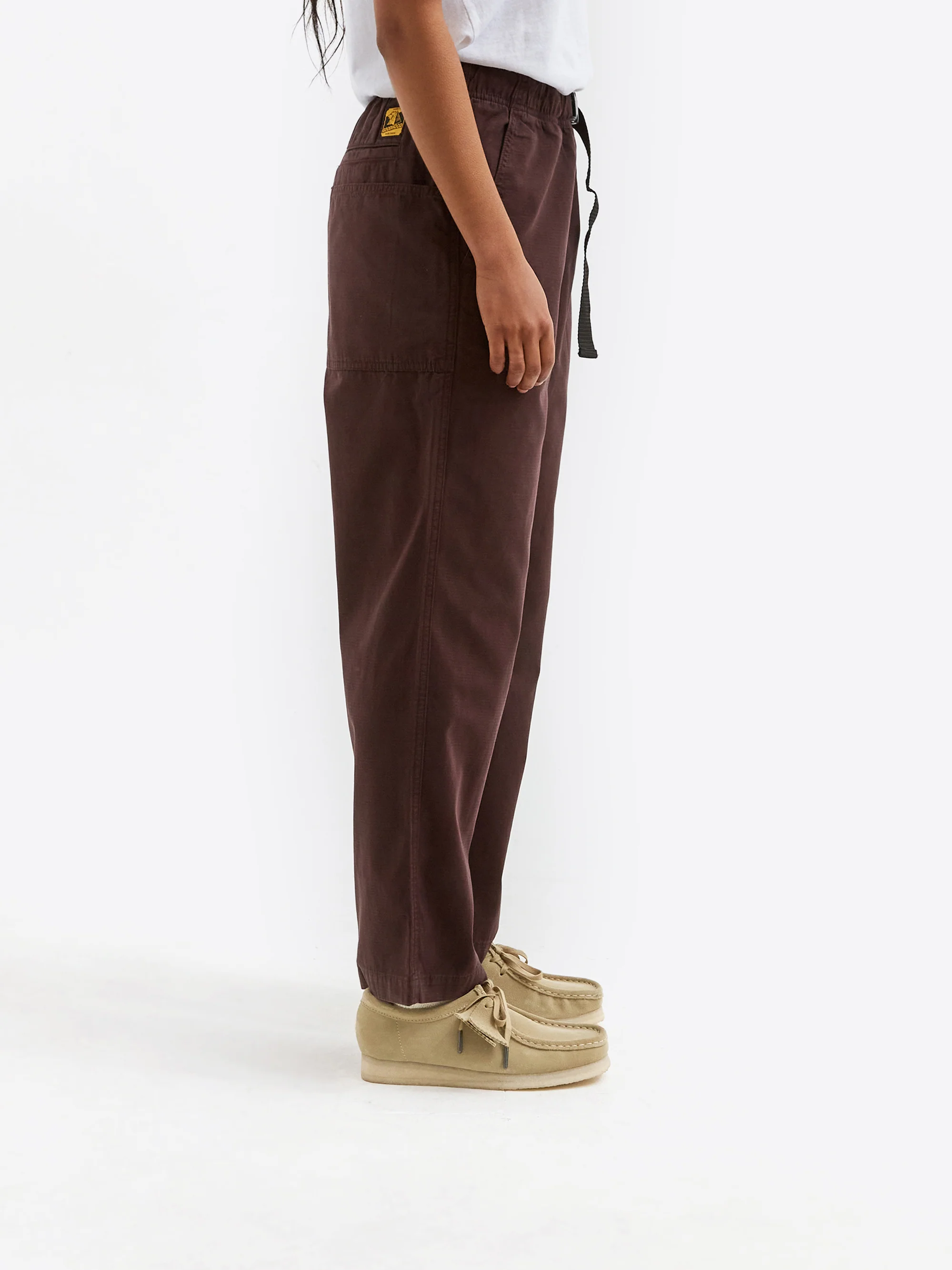 Goodhood Worldwide Military Pant - Chocolate Brown - Image 8