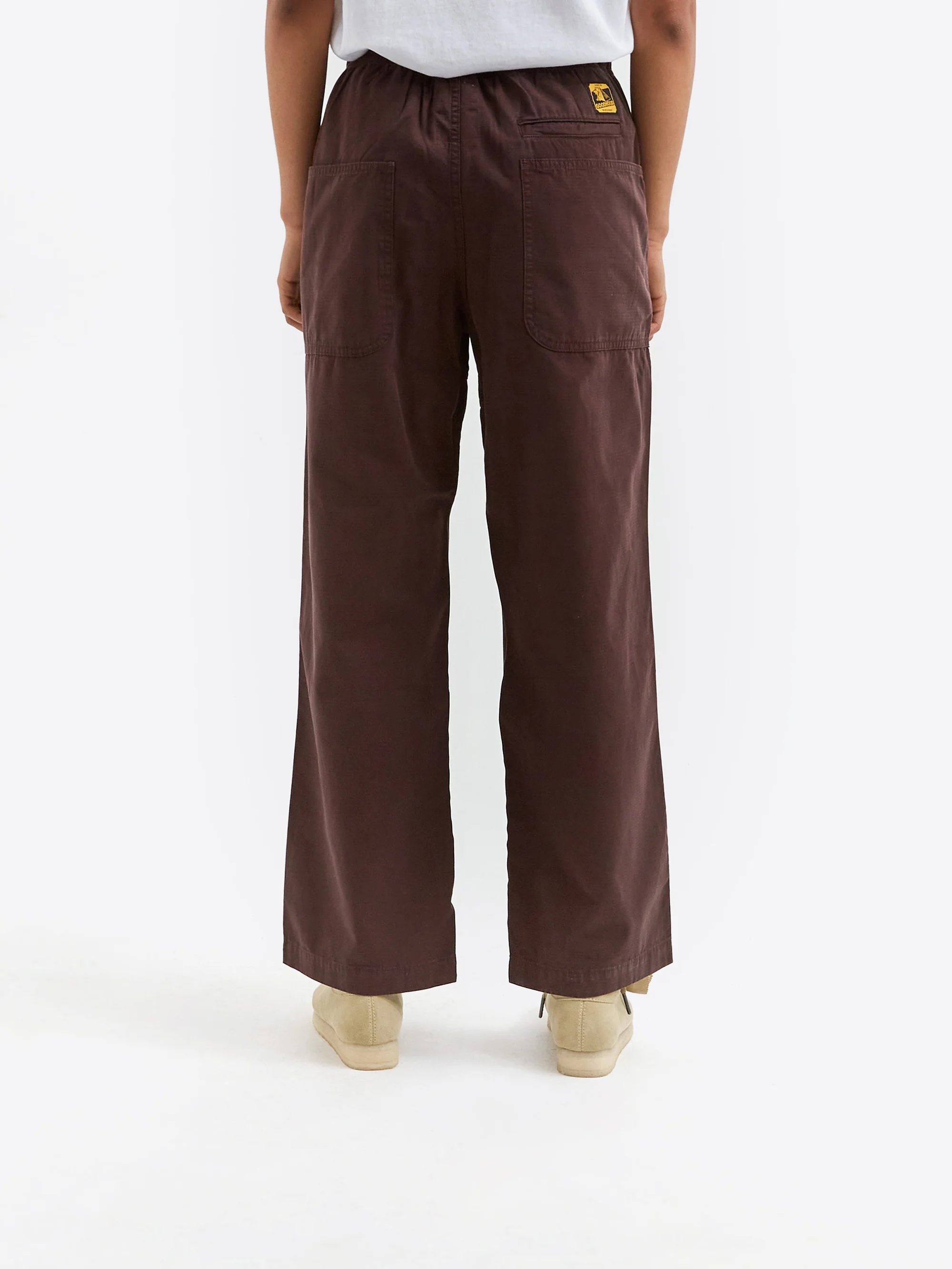 Goodhood Worldwide Military Pant - Chocolate Brown - Image 9