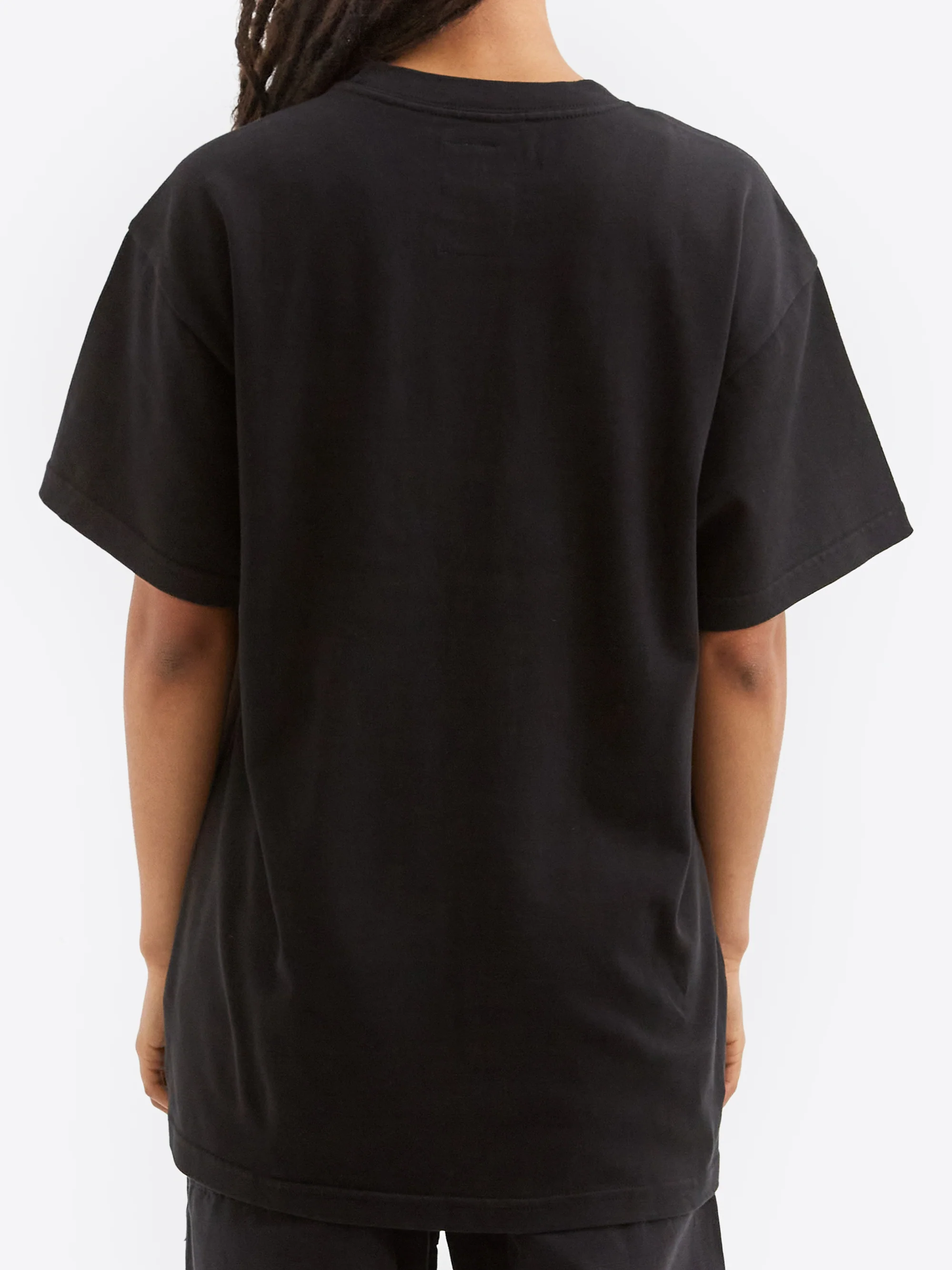Goodhood Worldwide Script T-Shirt - Washed Black - Image 9