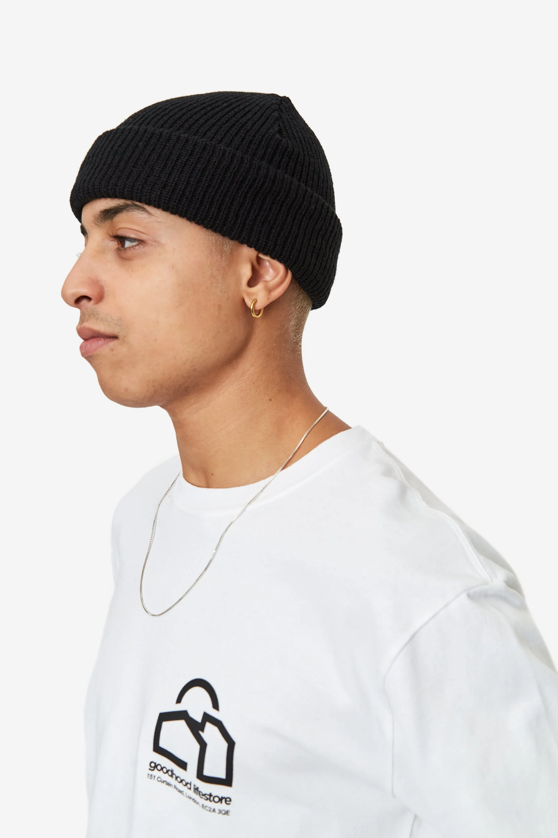 Goods By Goodhood Beanie - Black - Image 4