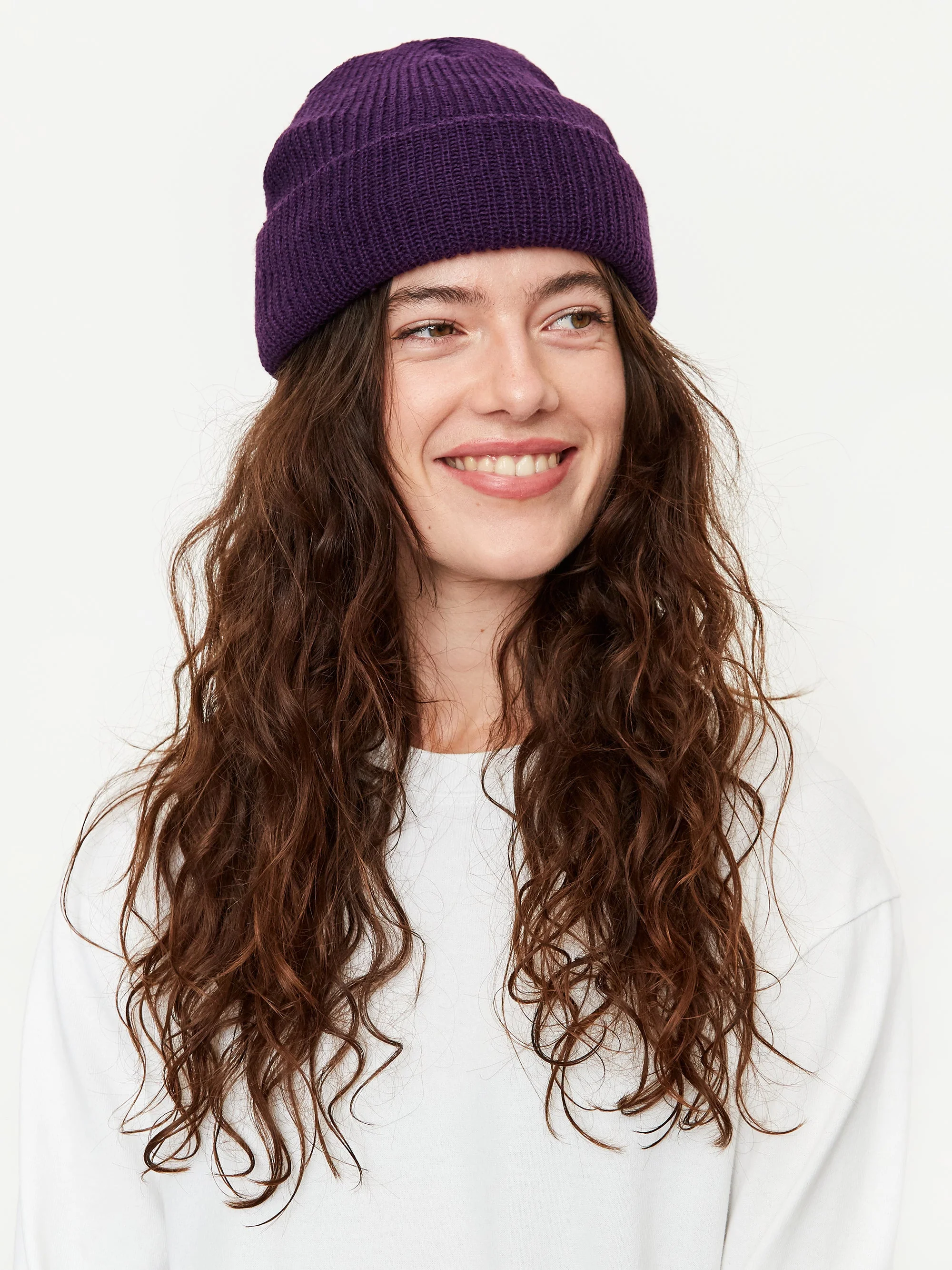 Goods By Goodhood Beanie - Dark Purple - Image 3
