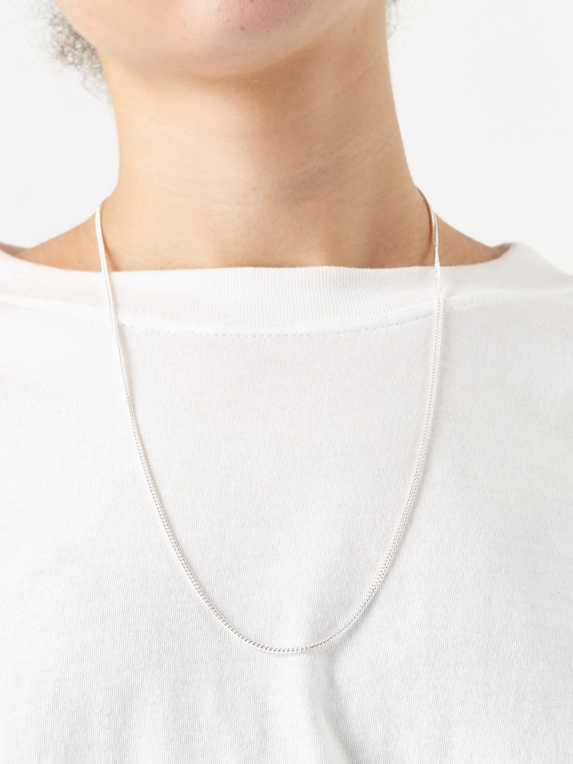 Goodhood Worldwide Curb Chain / Silver / 2.1mm Gauge / 60cm - Image 5