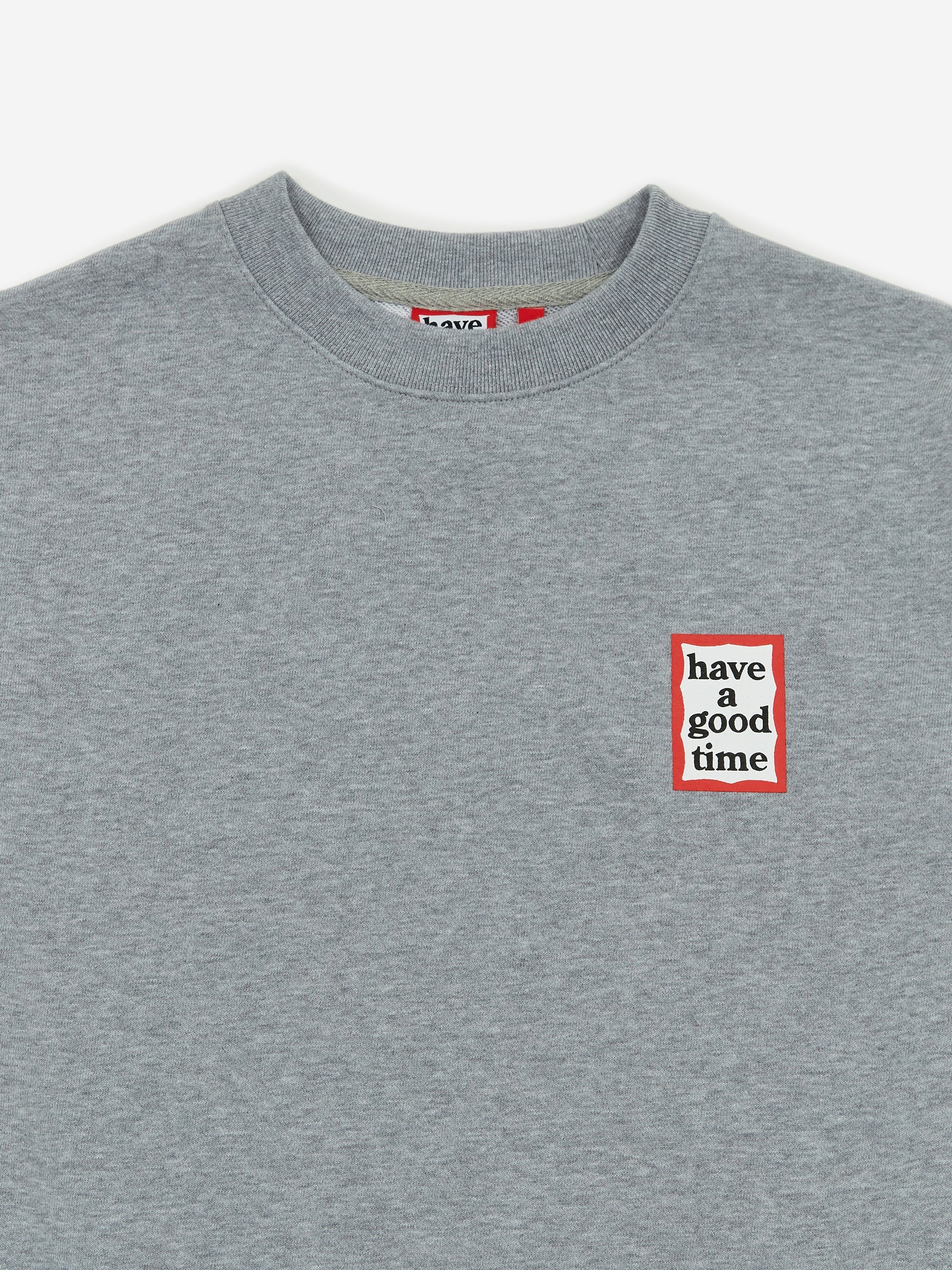 Have A Good Time Mini Frame Crewneck Sweatshirt - Heather Grey - Image 3