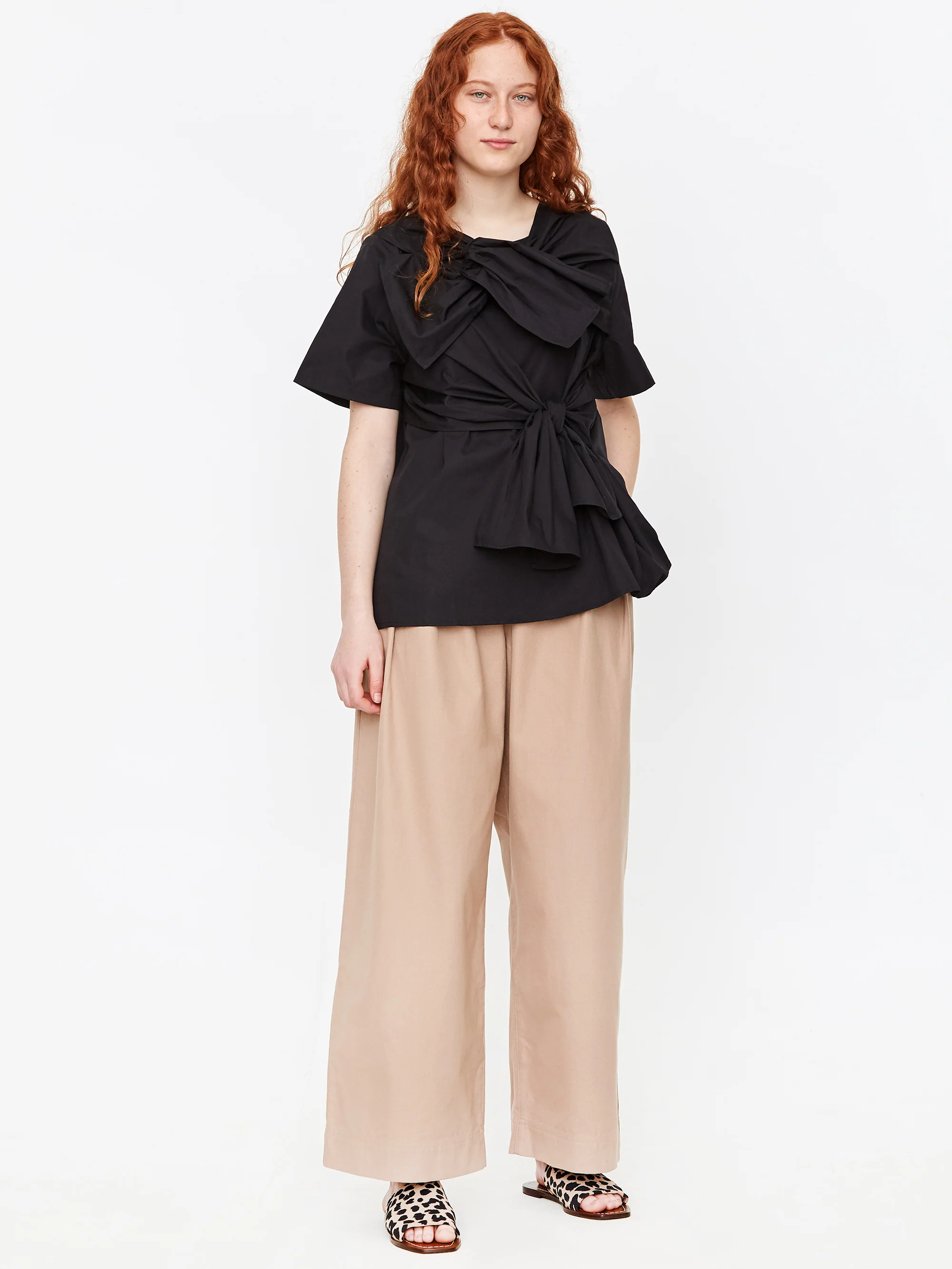 Kowtow Bow Top - Black - Image 4