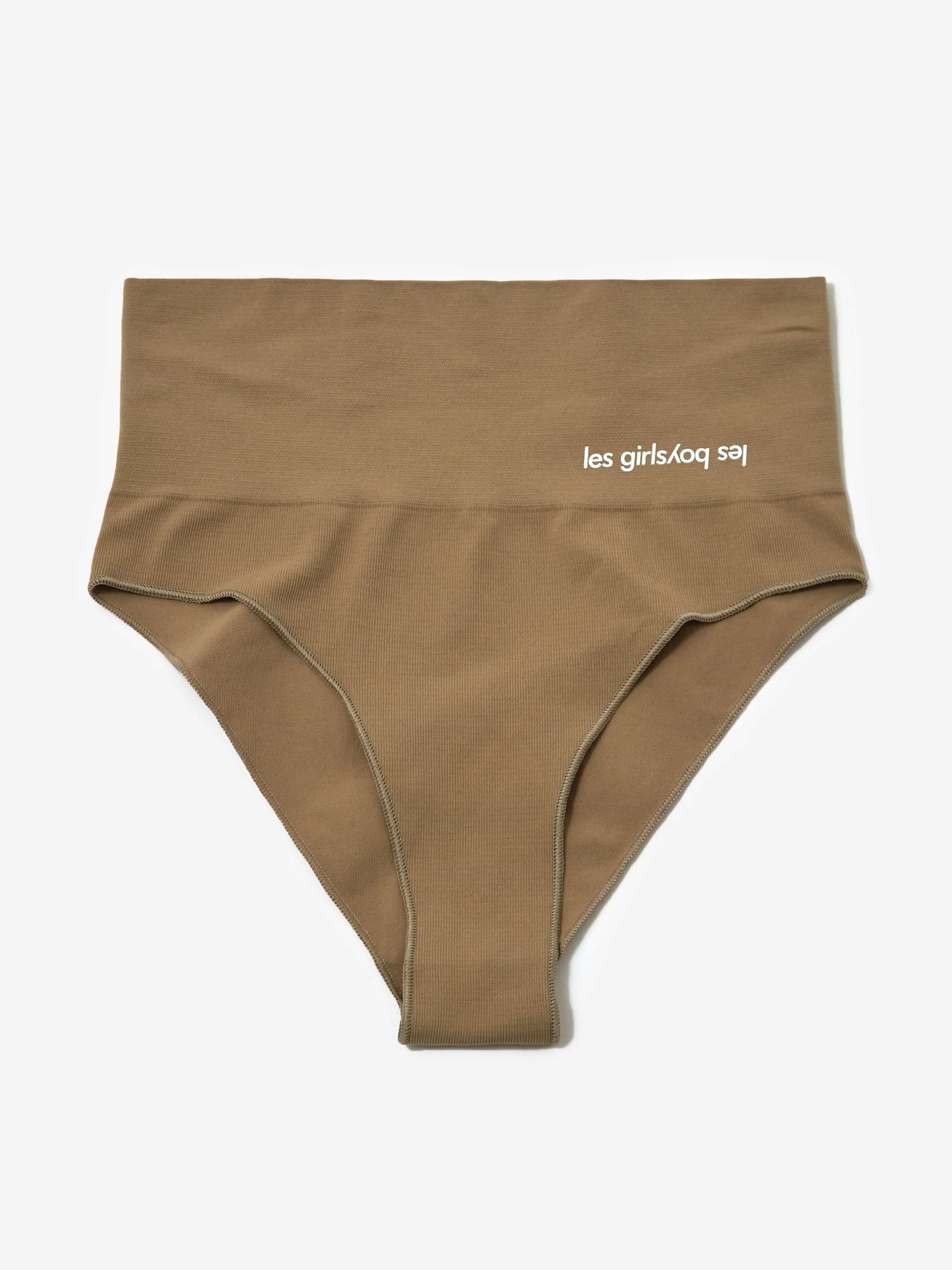 Les Girls Les Boys Semi Sheer Brief - Coriander - Image 5