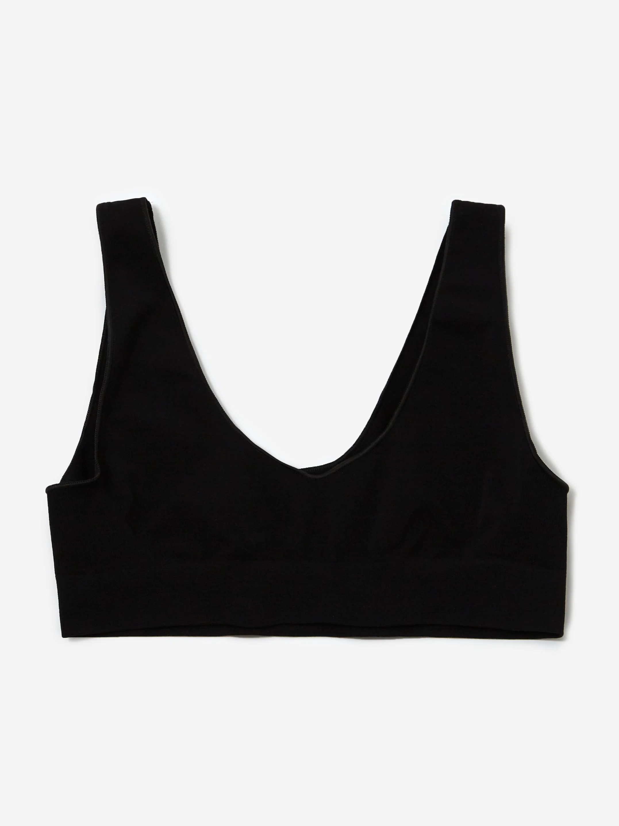 Les Girls Les Boys Semi Sheer Crop Top - Black - Image 7
