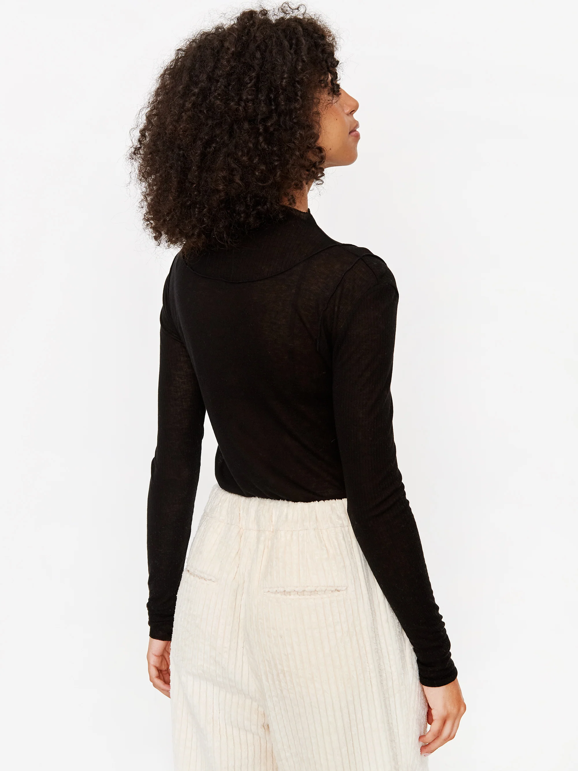 Neul Layered Illusion Longsleeve T-Shirt - Black - Image 6