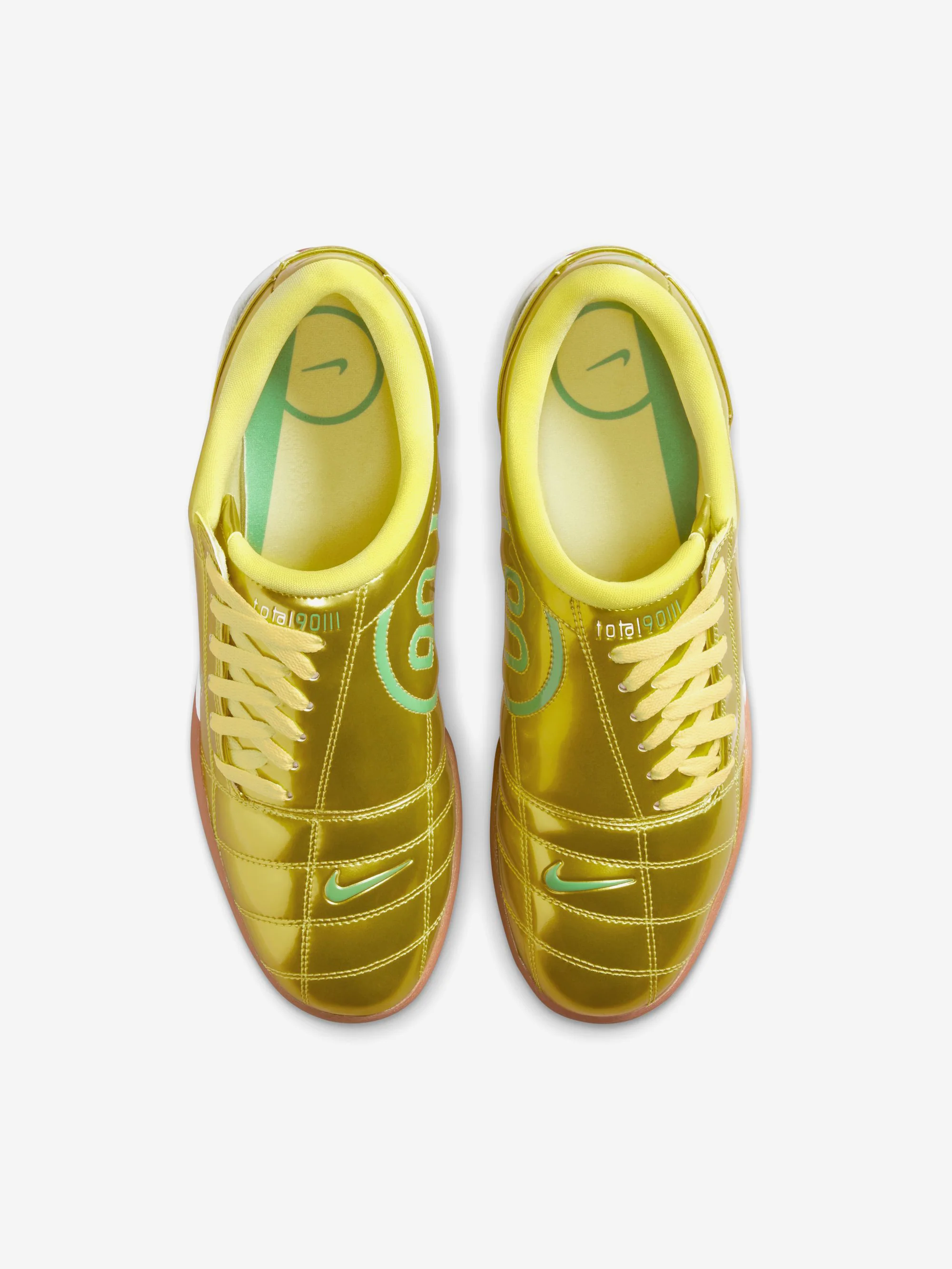 Nike T90 SP - Dynamic Yellow/Green Spark-Gum Med Brown - Image 6