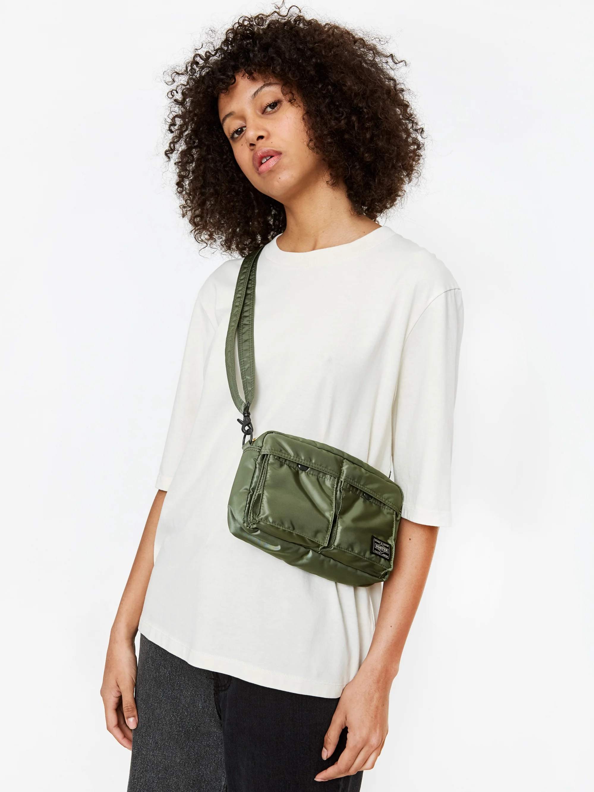 Porter Yoshida & Co. Tanker Shoulder Bag - Olive - Image 6