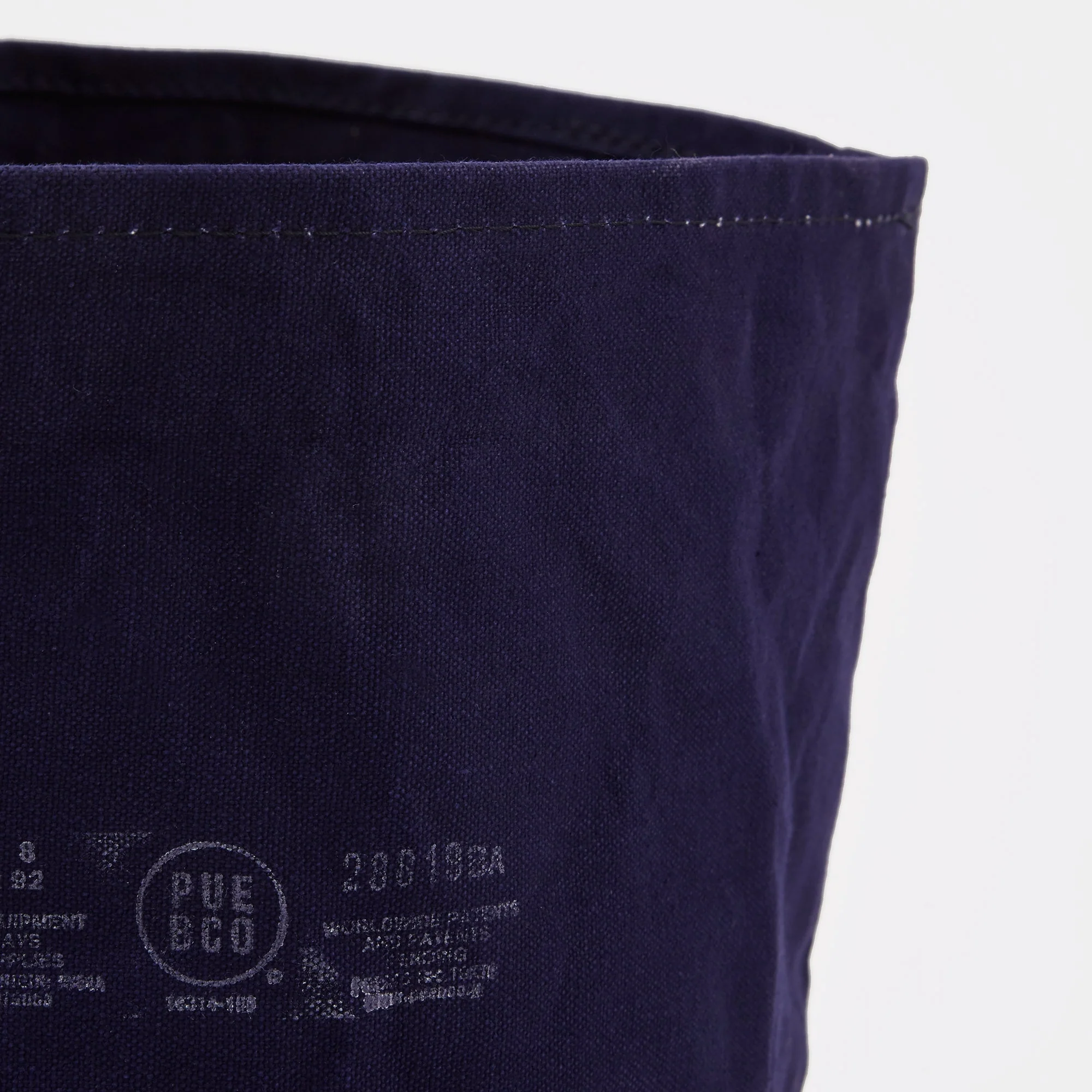 Puebco Canvas Pot Cover Set Of Three - Navy Blue - Image 3