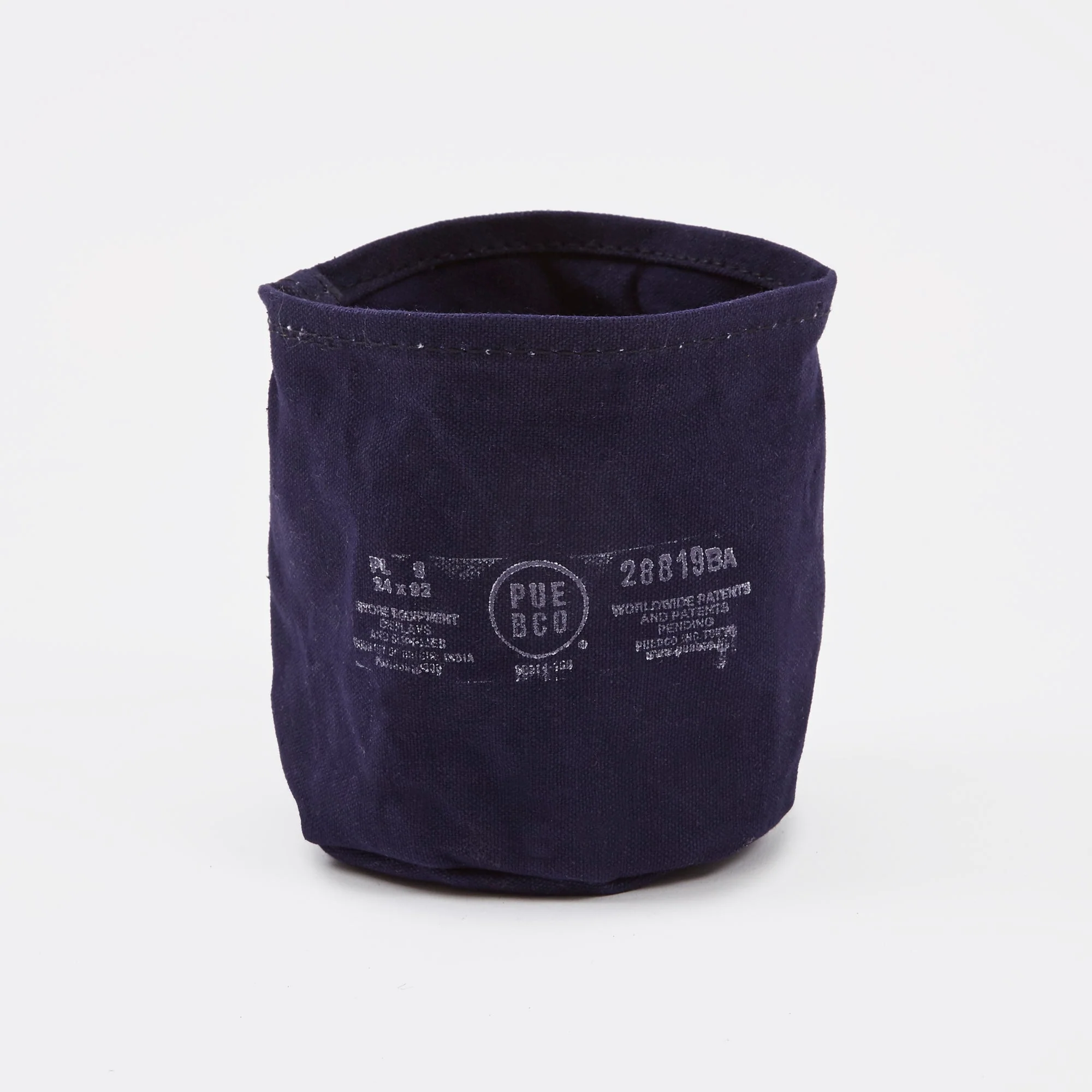 Puebco Canvas Pot Cover Set Of Three - Navy Blue - Image 5