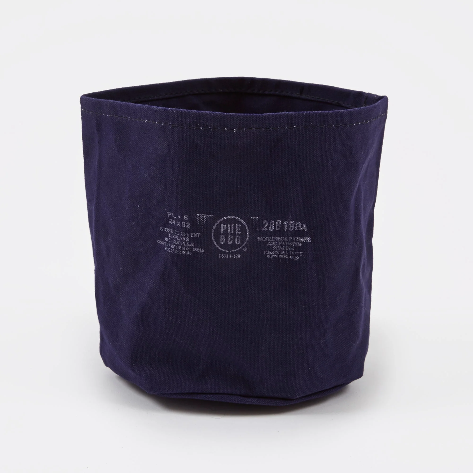 Puebco Canvas Pot Cover Set Of Three - Navy Blue - Image 7