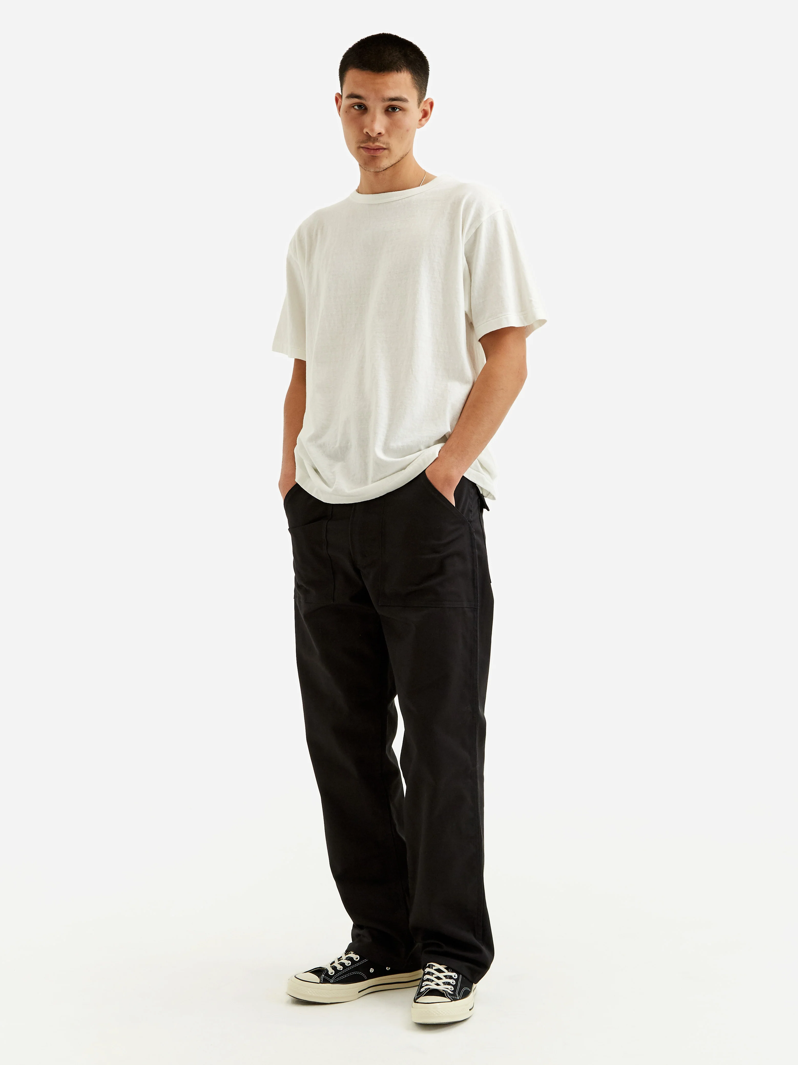 Stan Ray 1100 OG Loose Fatigue Pant - Black Twill - Image 5
