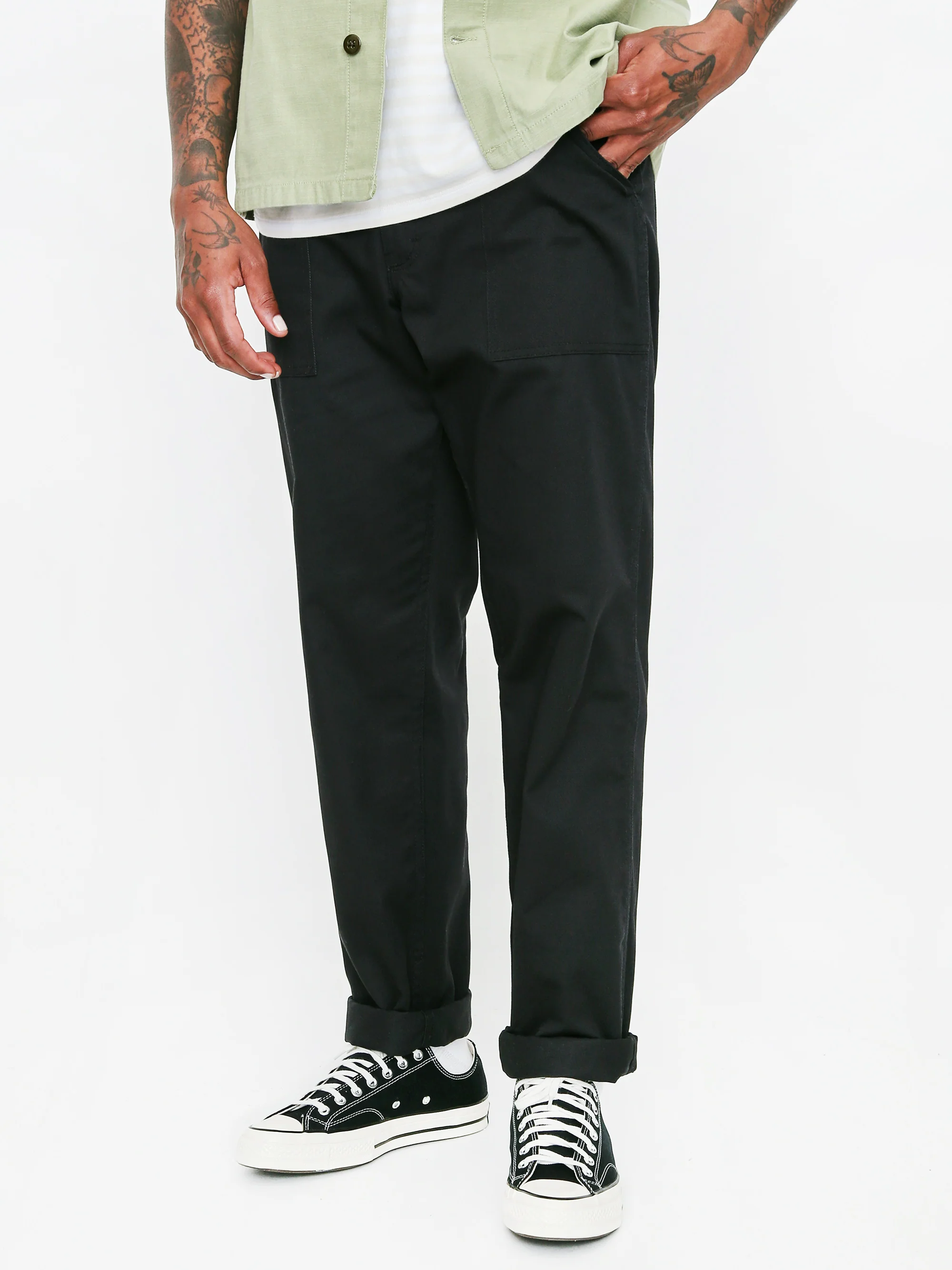 Stan Ray 1200 OG Taper Fatigue Pant - Black Twill - Image 5
