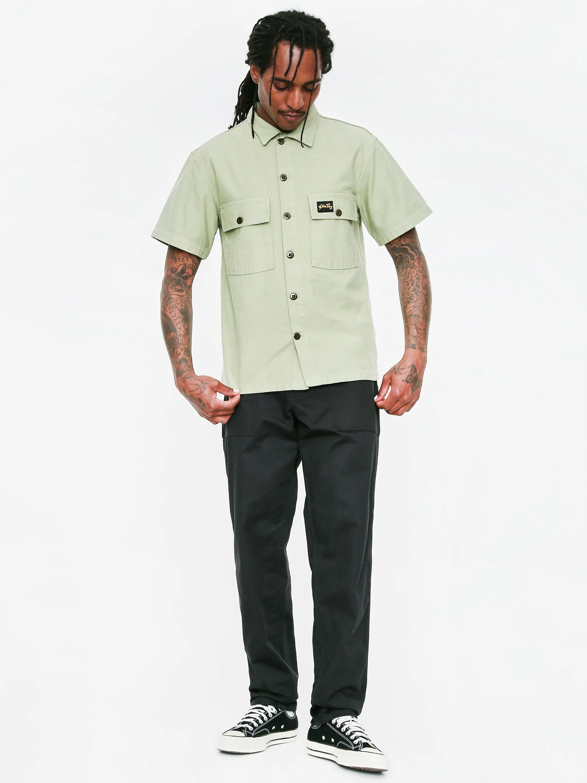 Stan Ray 1200 OG Taper Fatigue Pant - Black Twill - Image 6